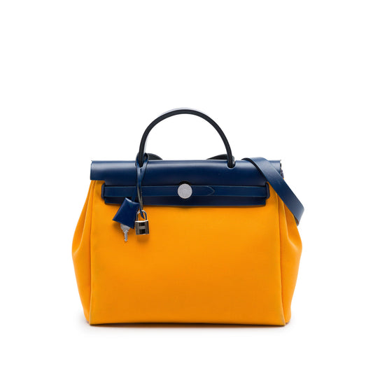 Hermès Toile Herbag Zip Retourne Verso 31