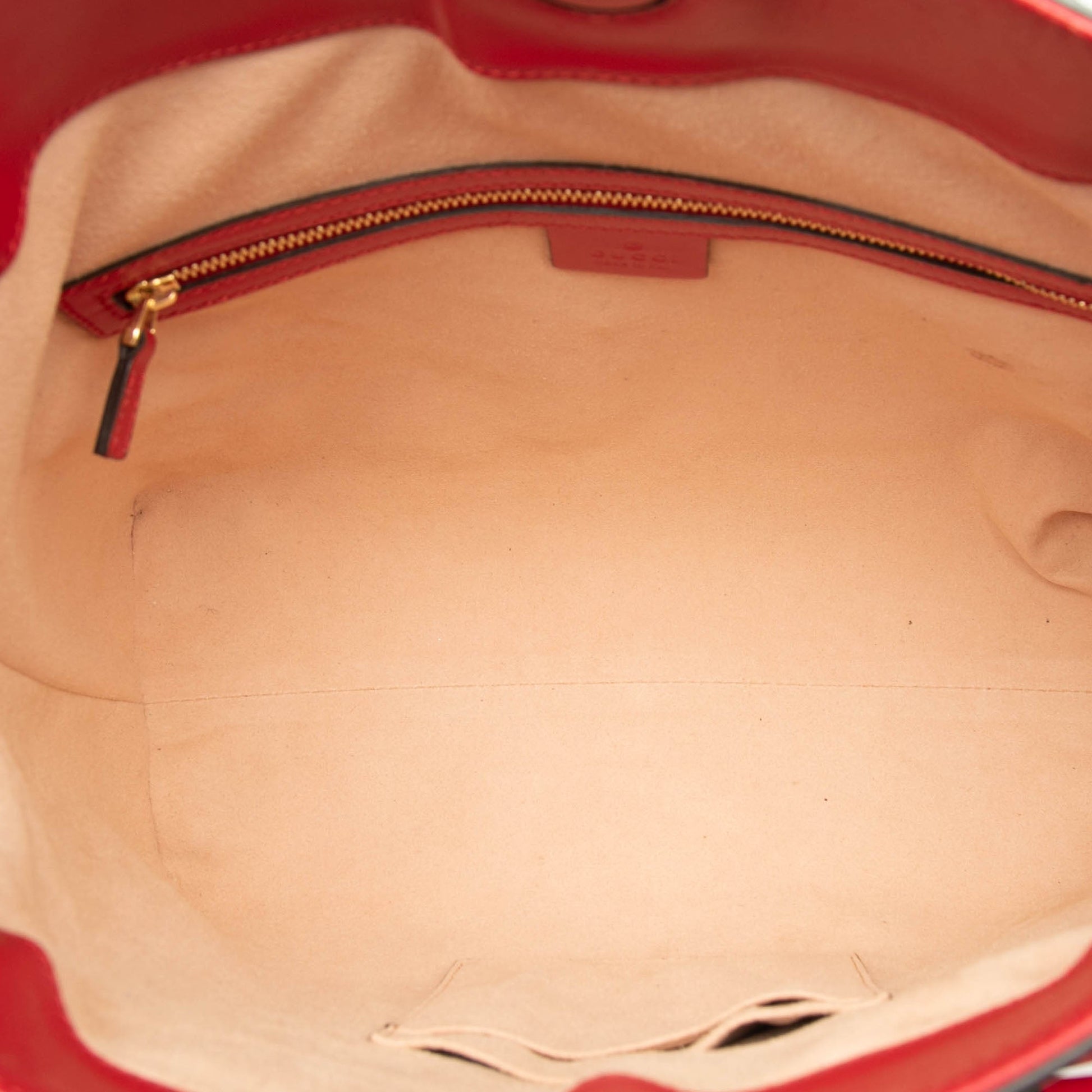 Gucci Guccissima Linea A Fold Over Satchel