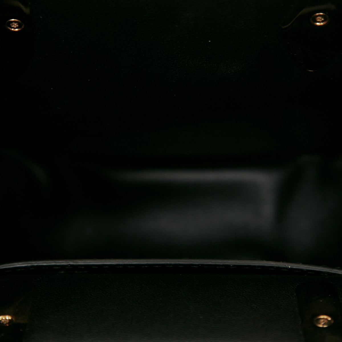 Bvlgari Mini Leather Serpentine Tote — Black