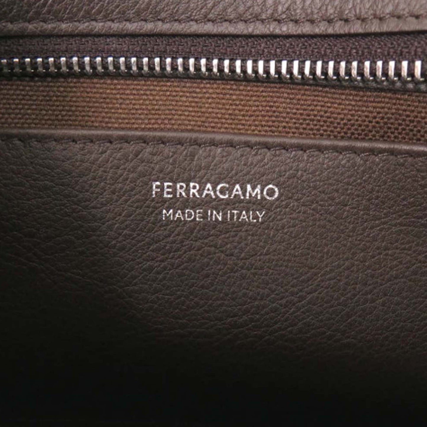 Ferragamo Leather Soft Pouch