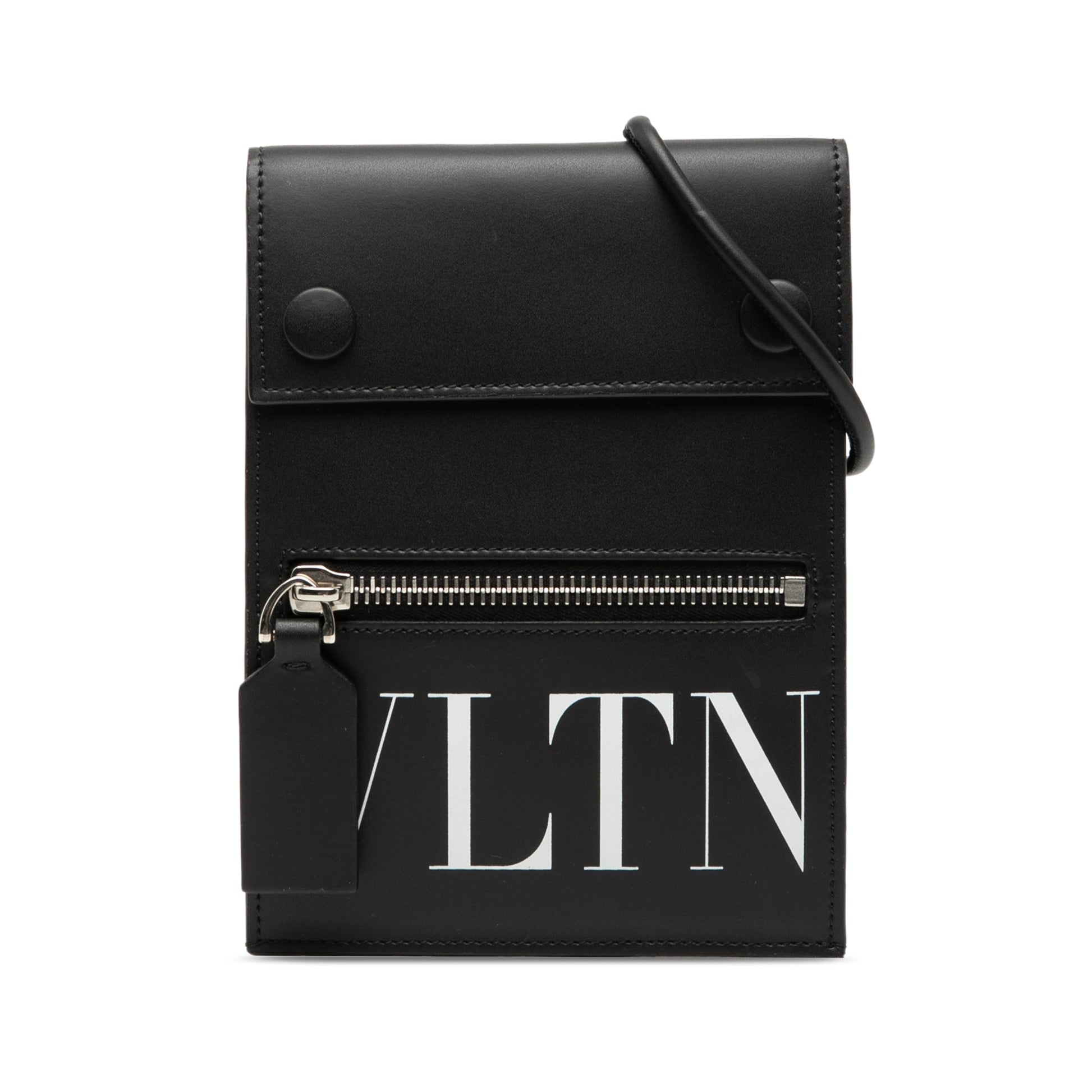 Valentino Leather VLTN Phone Case With Strap