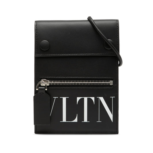 Valentino Leather VLTN Phone Case With Strap