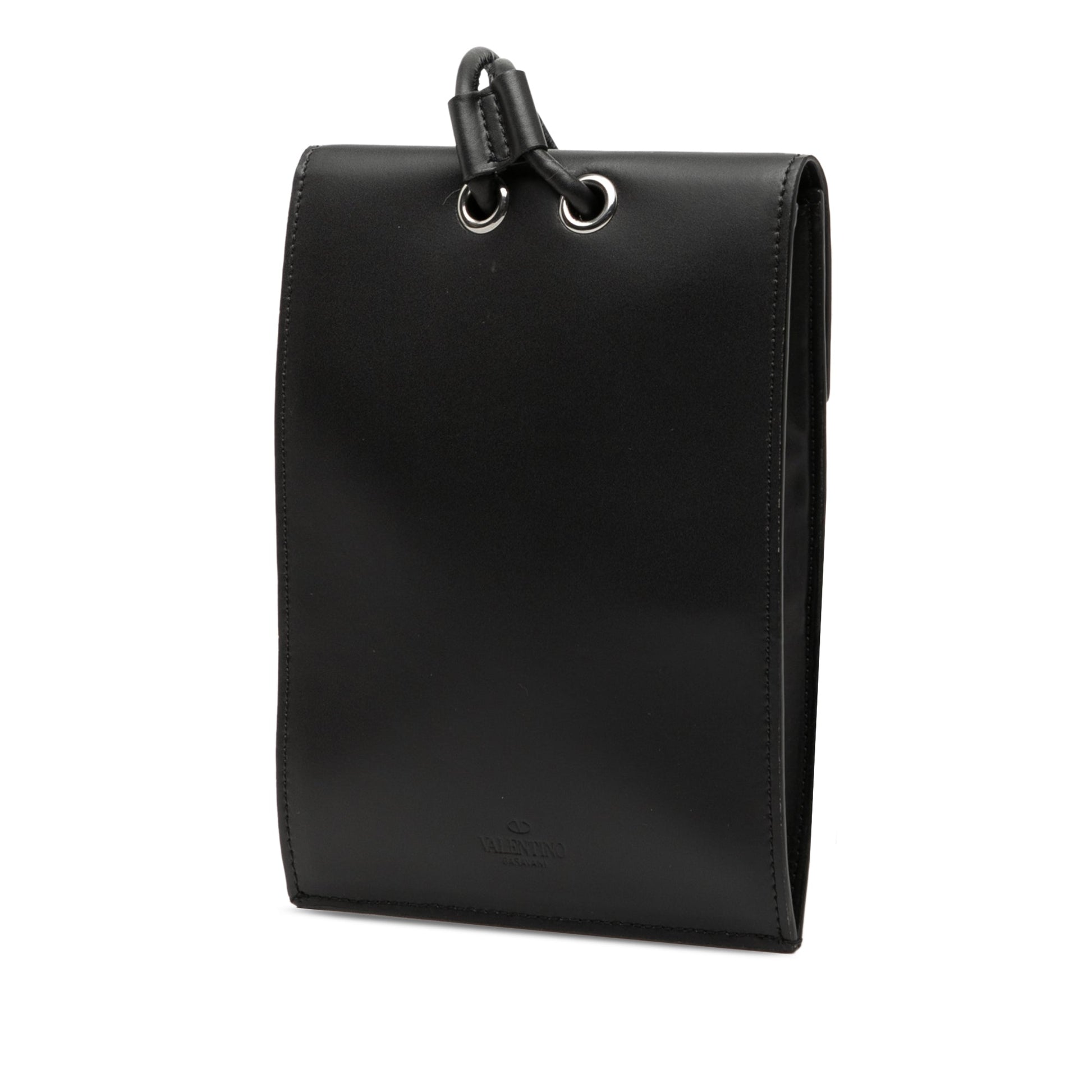 Valentino Leather VLTN Phone Case With Strap