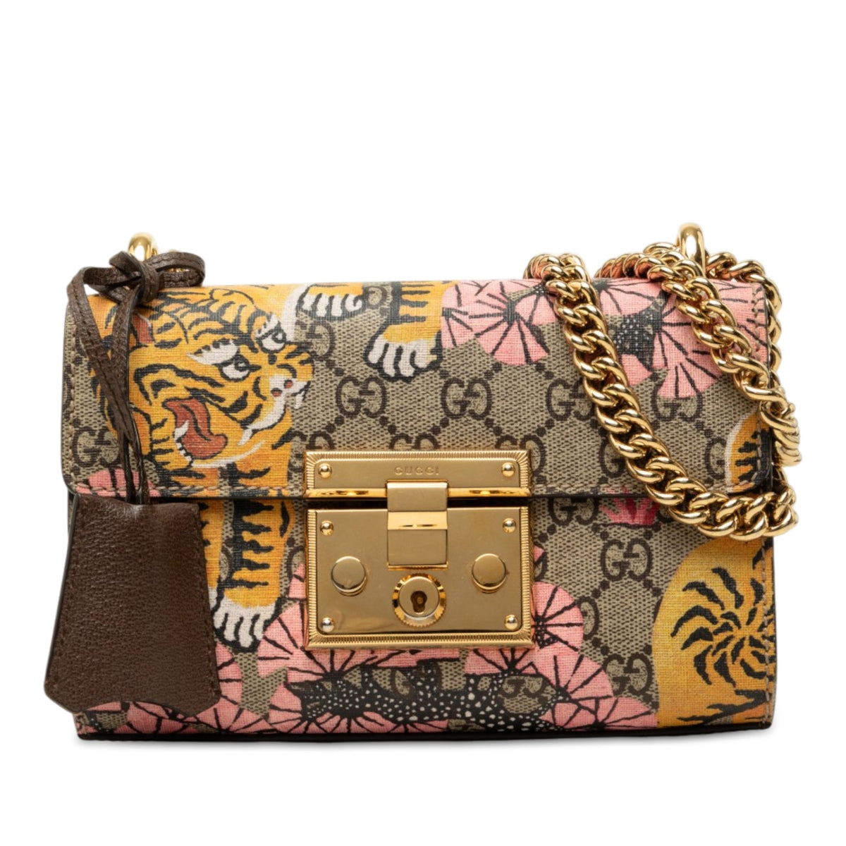 Gucci Small GG Supreme Bengal Padlock Crossbody