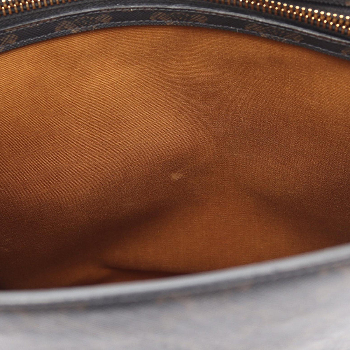 Celine Small Triomphe Coated Canvas Vertical Cabas Tote — Brown