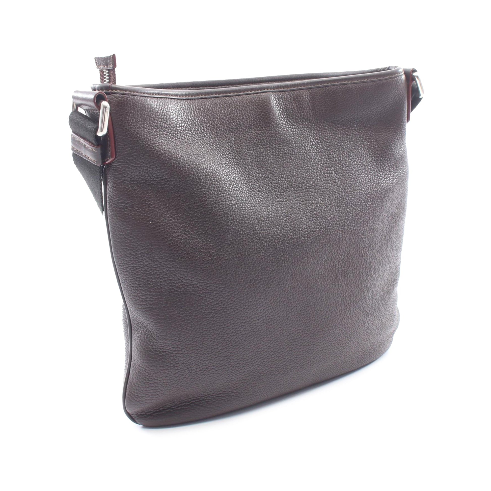 LOEWE Anagram Leather Messenger Bag