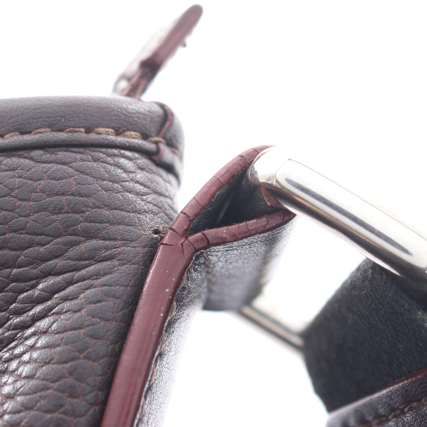 LOEWE Anagram Leather Messenger Bag
