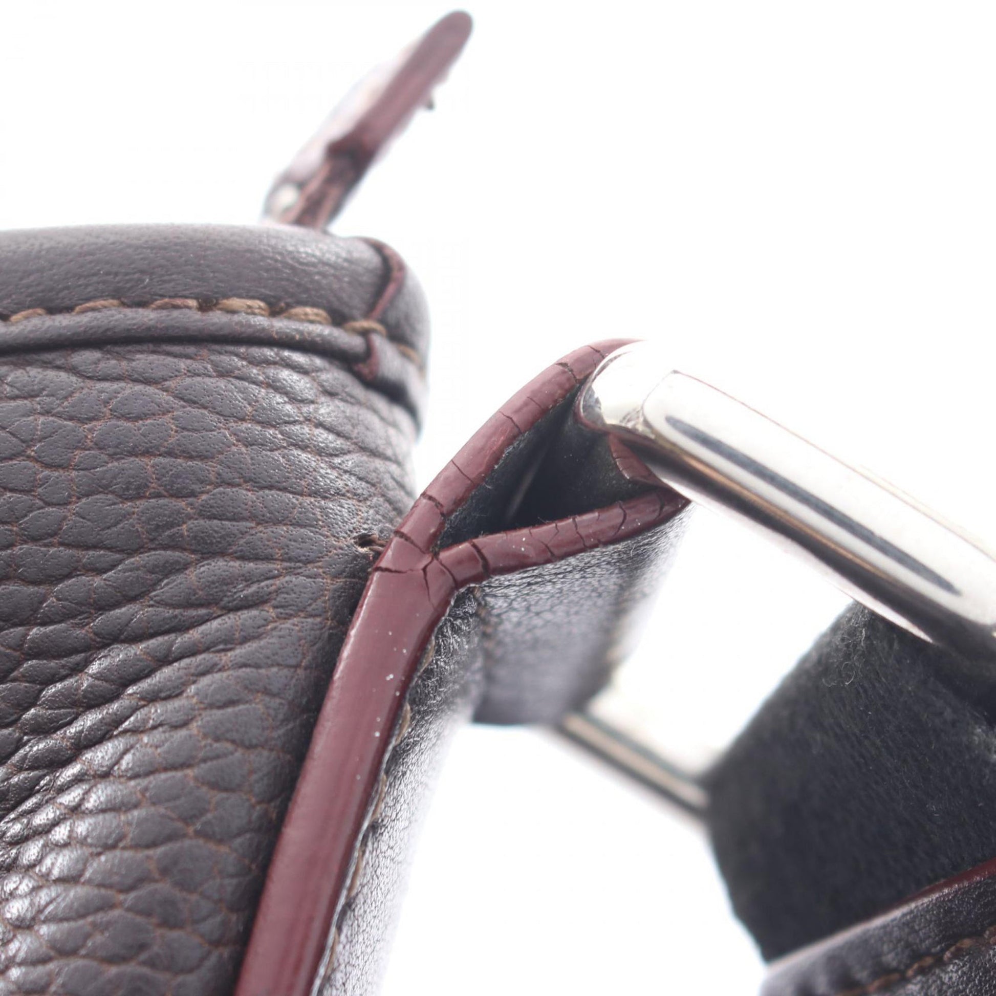 LOEWE Anagram Leather Messenger Bag