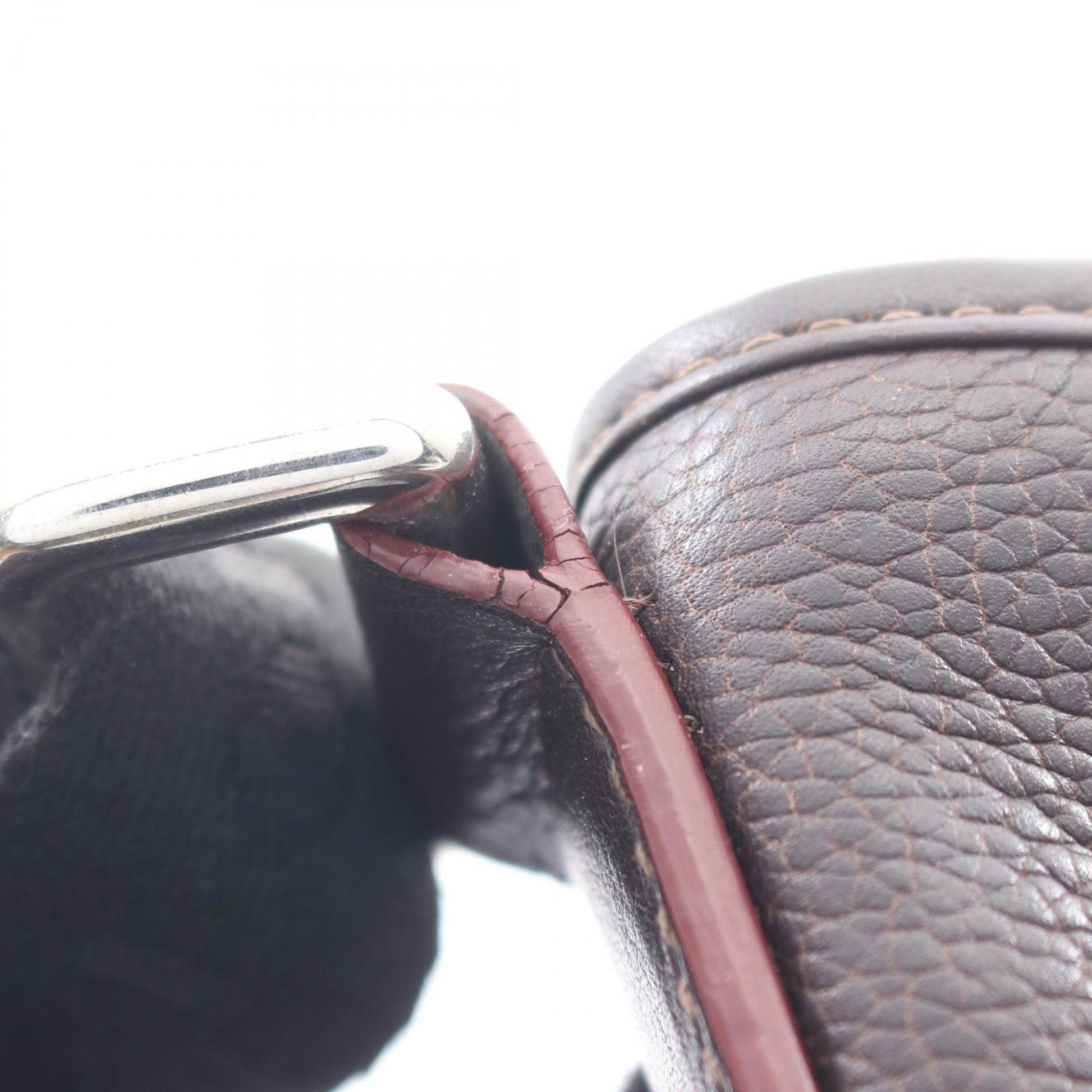 LOEWE Anagram Leather Messenger Bag