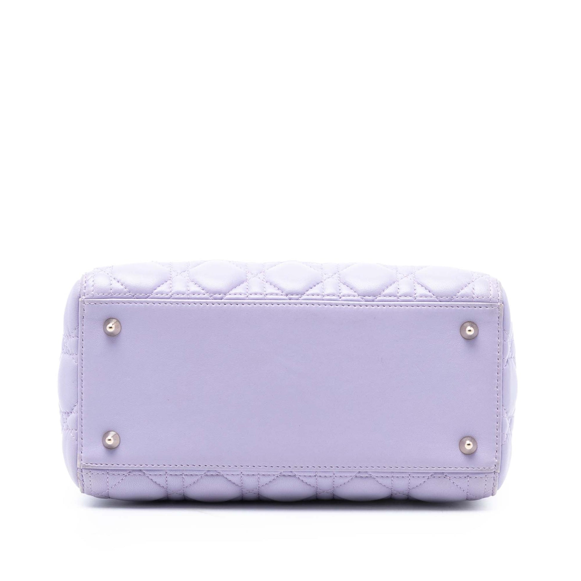 Dior Medium Lambskin Cannage Lady Dior