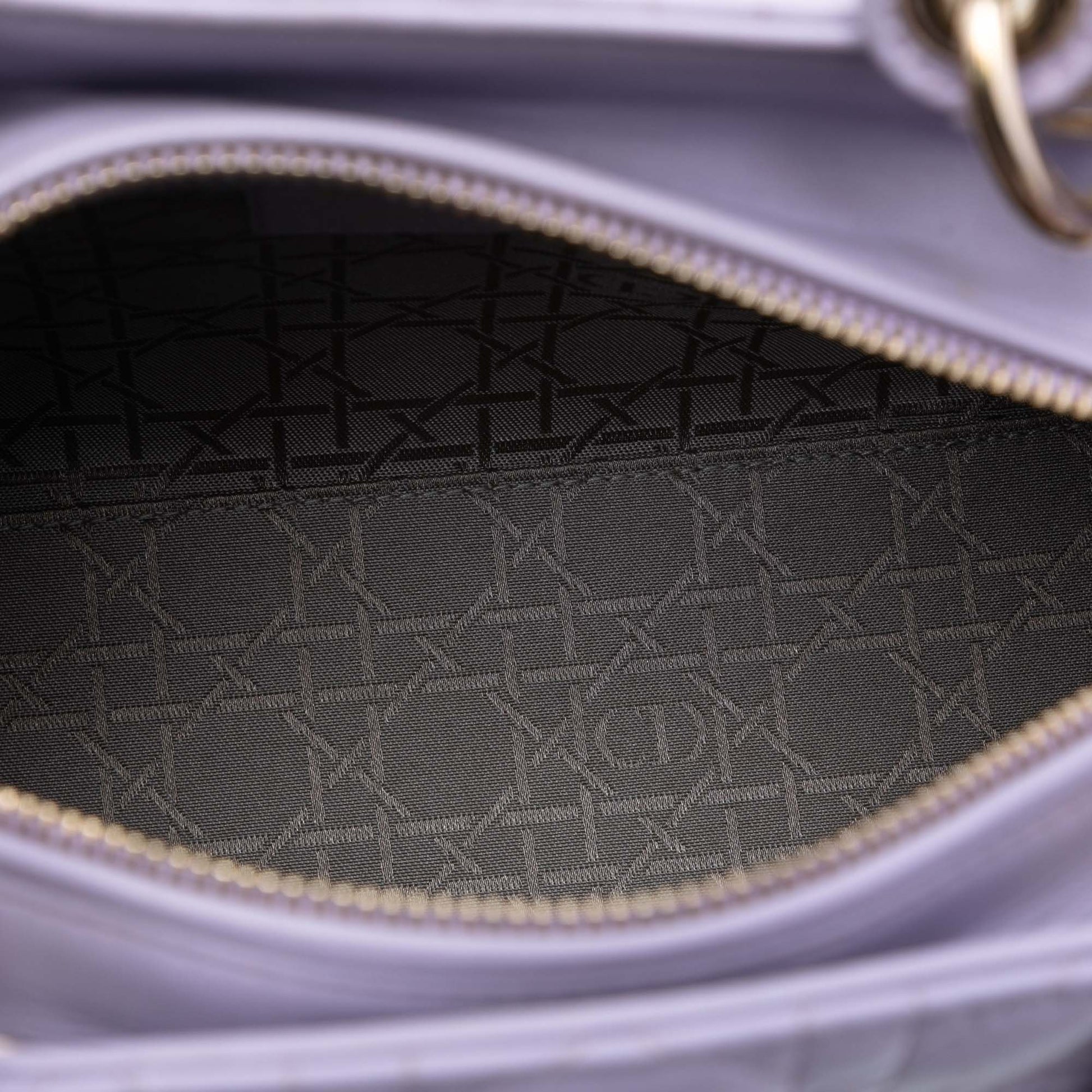 Dior Medium Lambskin Cannage Lady Dior