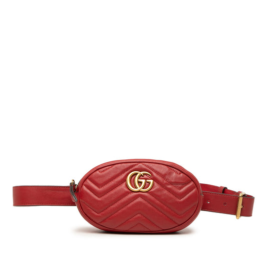 Gucci GG Marmont Matelasse Calfskin Belt Bag