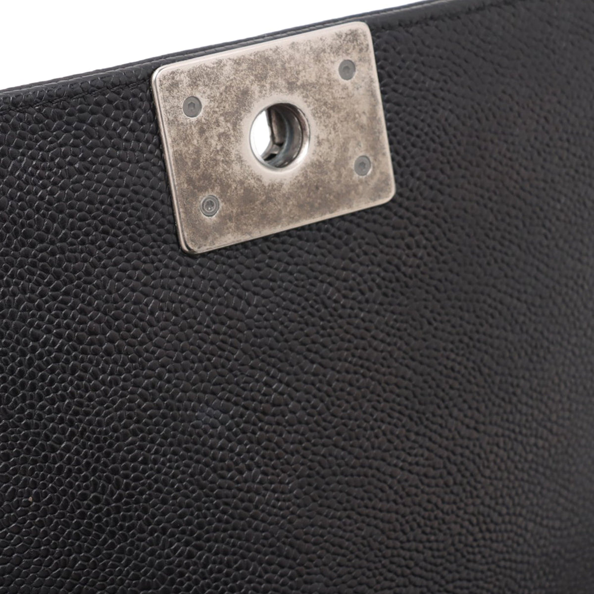 Chanel Old Medium Quilted Caviar Boy Flap