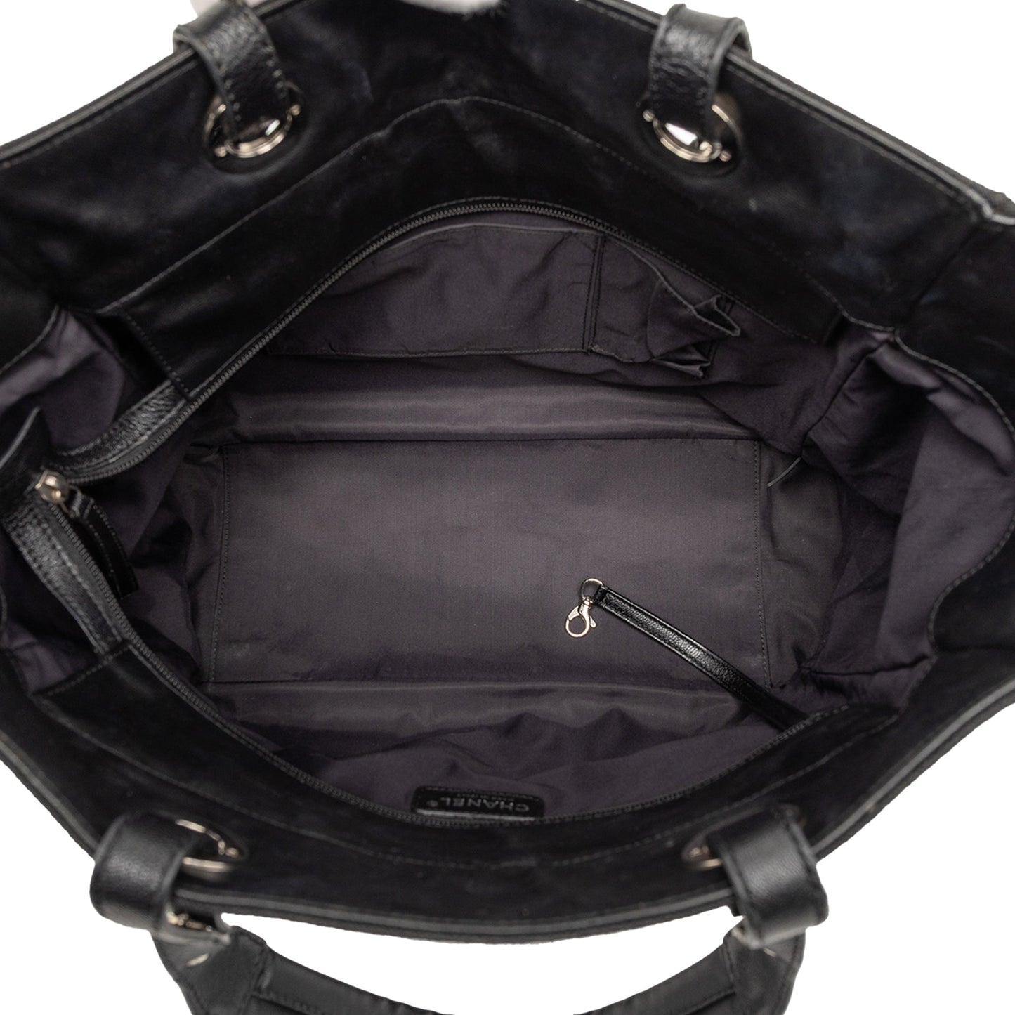Large Quilted Coated Canvas Paris Biarritz Tote