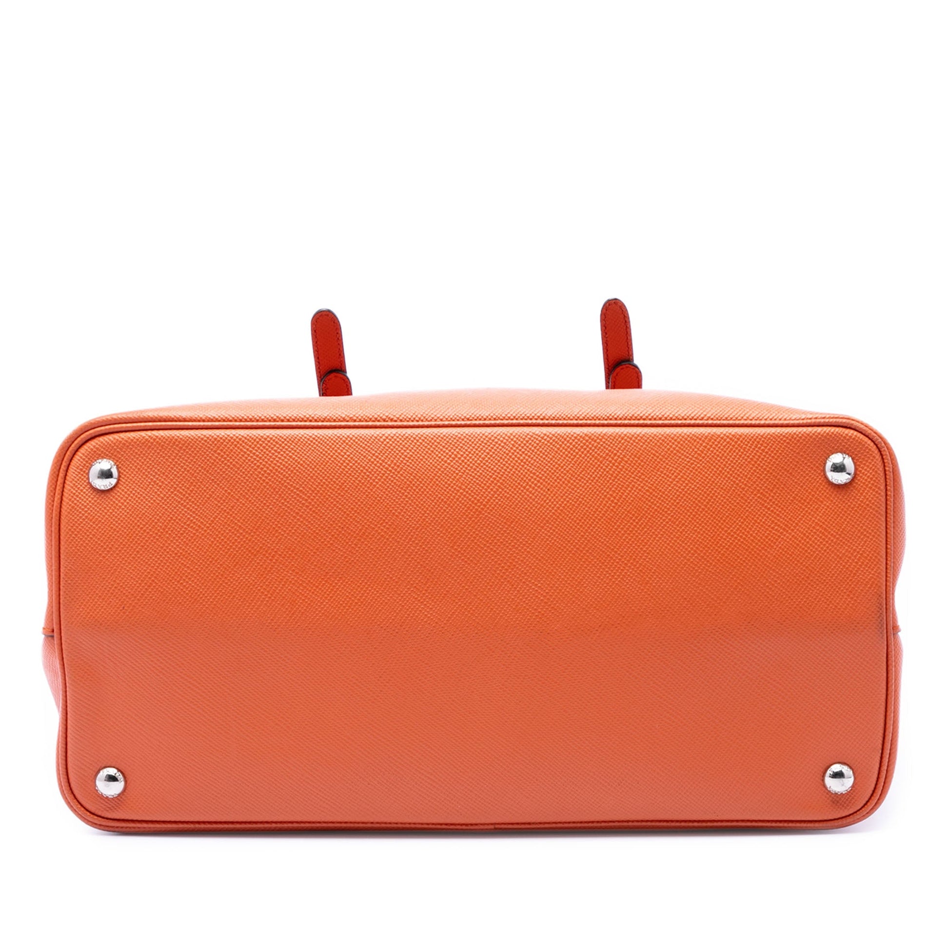 Prada Medium Saffiano Cuir Double Handle Satchel