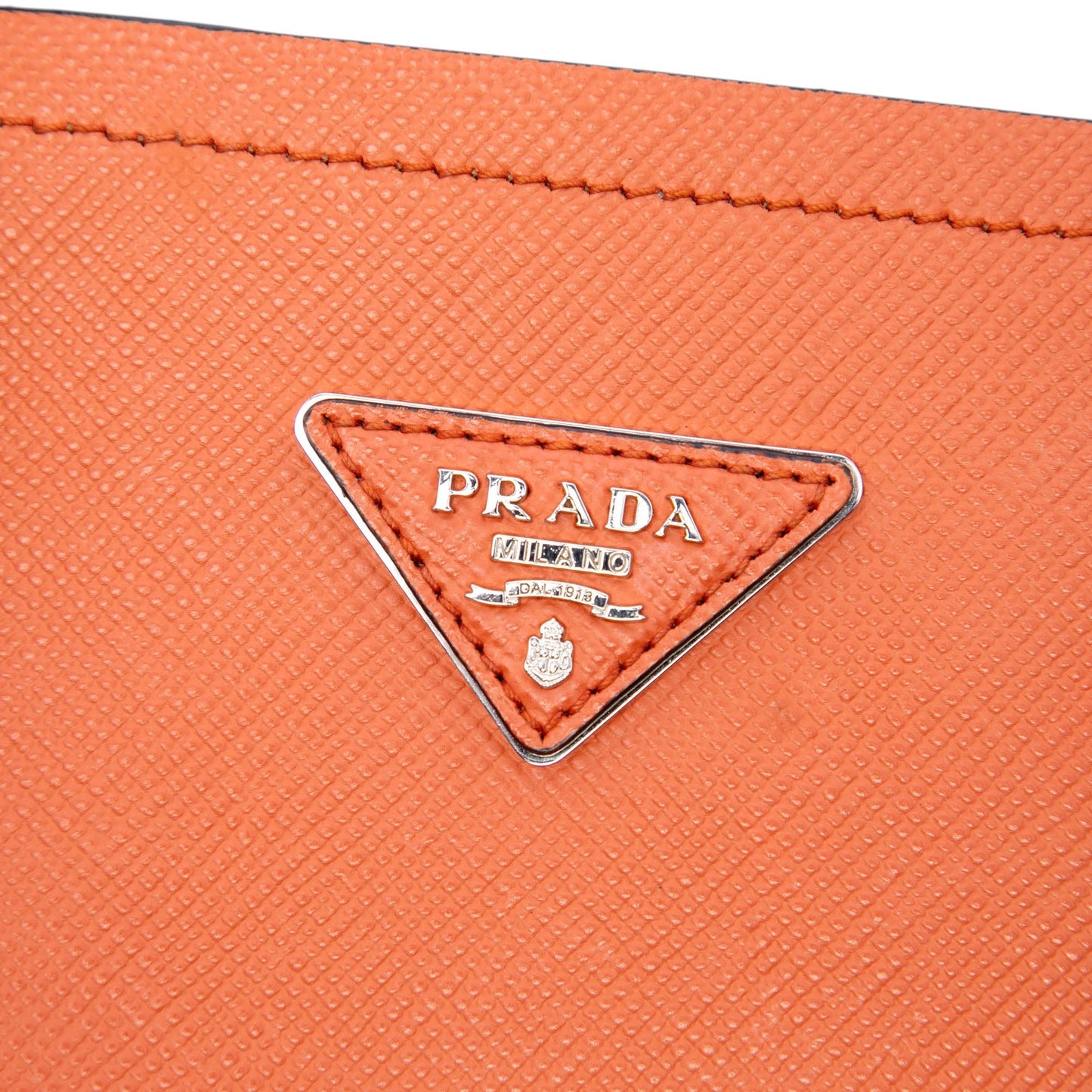 Prada Medium Saffiano Cuir Double Handle Satchel