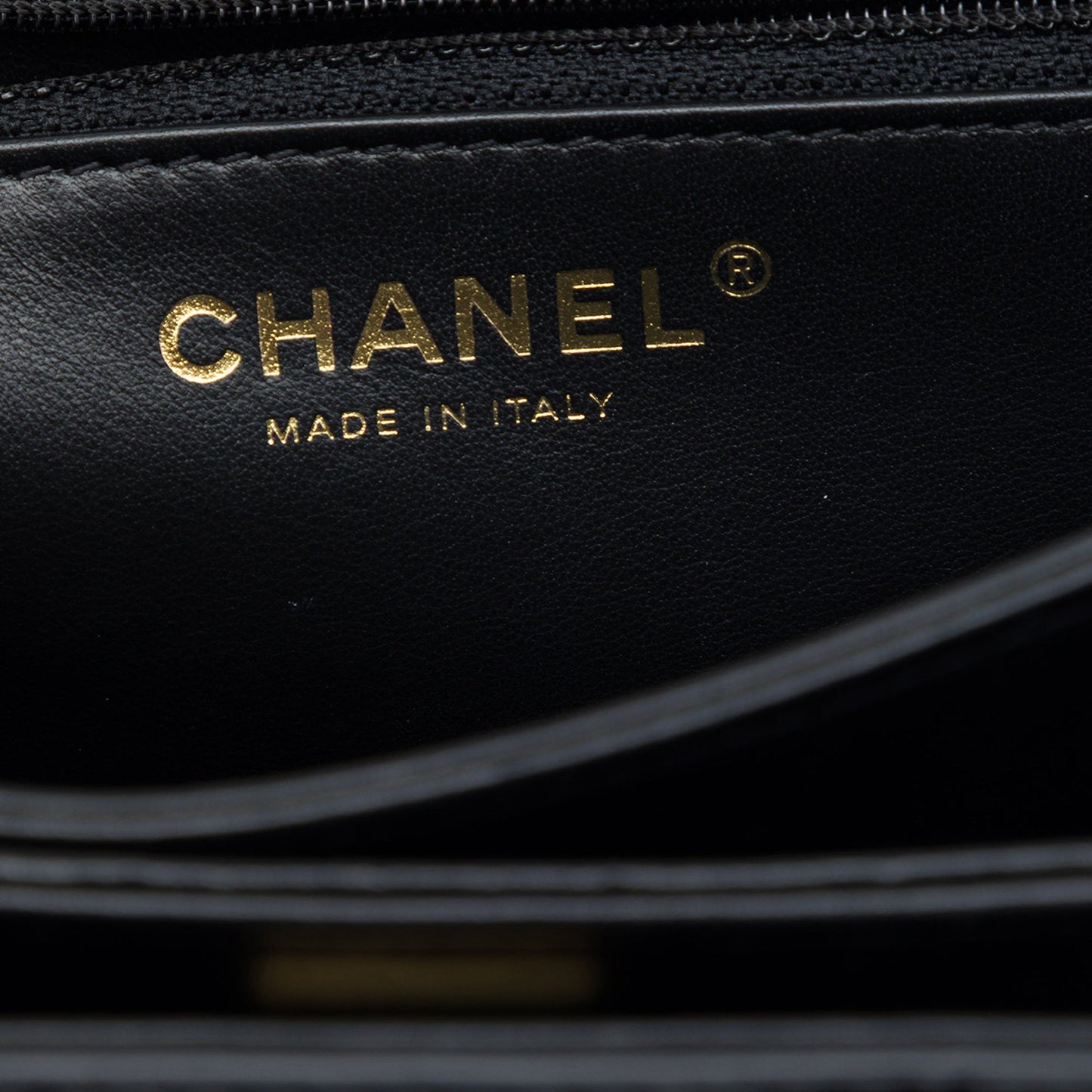 Chanel CC Quilted Patent Accordion Pushlock Top Handle Flap