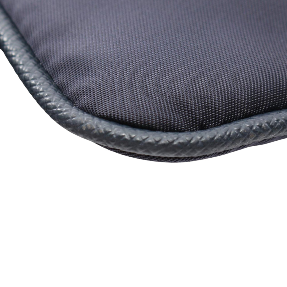 Prada Saffiano Trimmed Tessuto Clutch