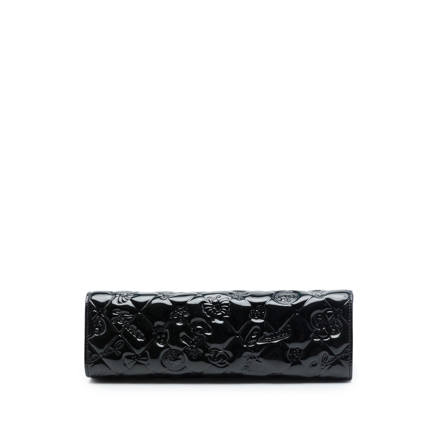 Chanel Quilted Patent Embossed Lucky Symbols Pochette