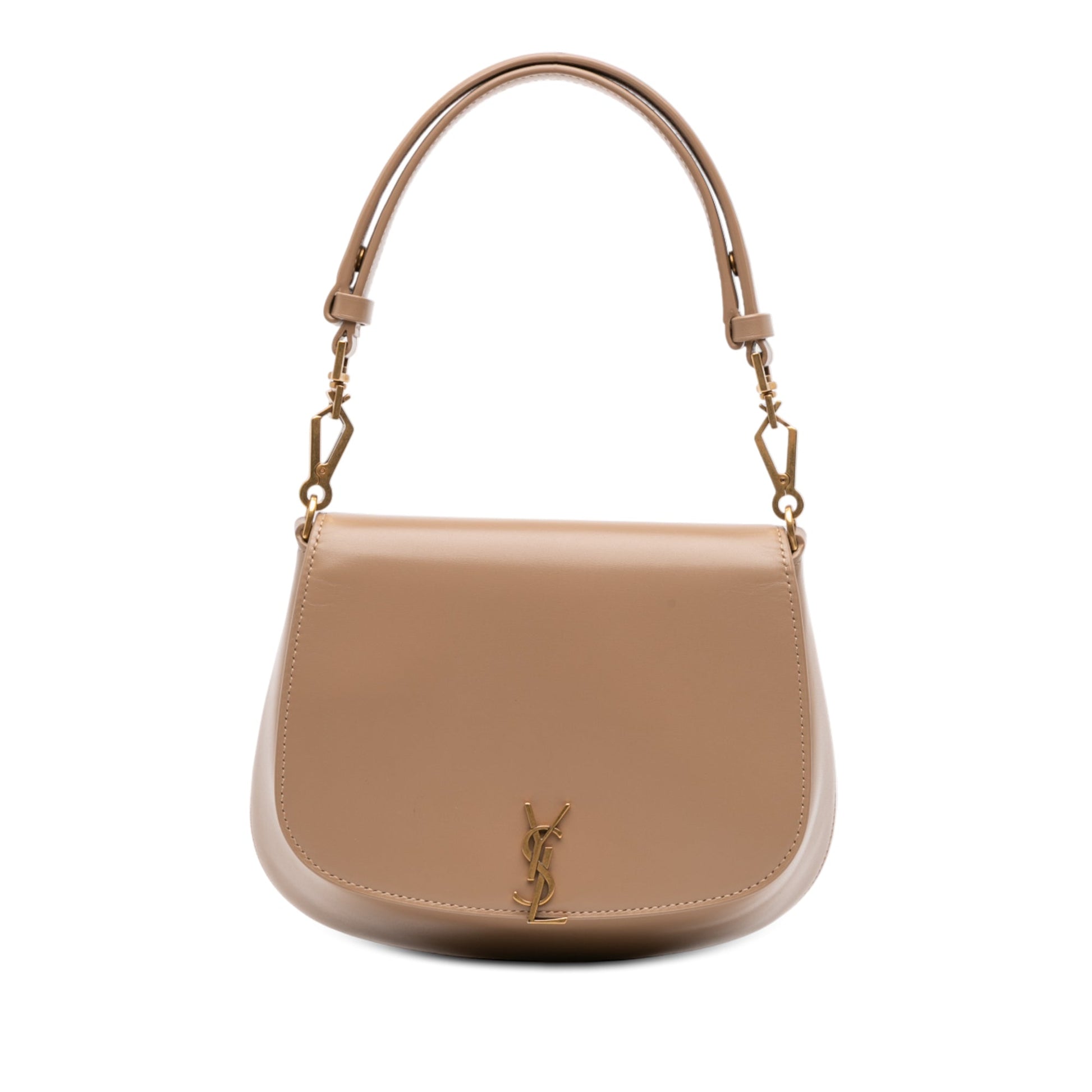 Saint Laurent Mini Calfskin Voltaire Top Handle Bag in Box