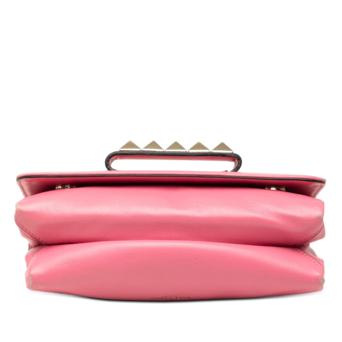 Valentino Leather Rockstud Va Va Voom Clutch on Chain