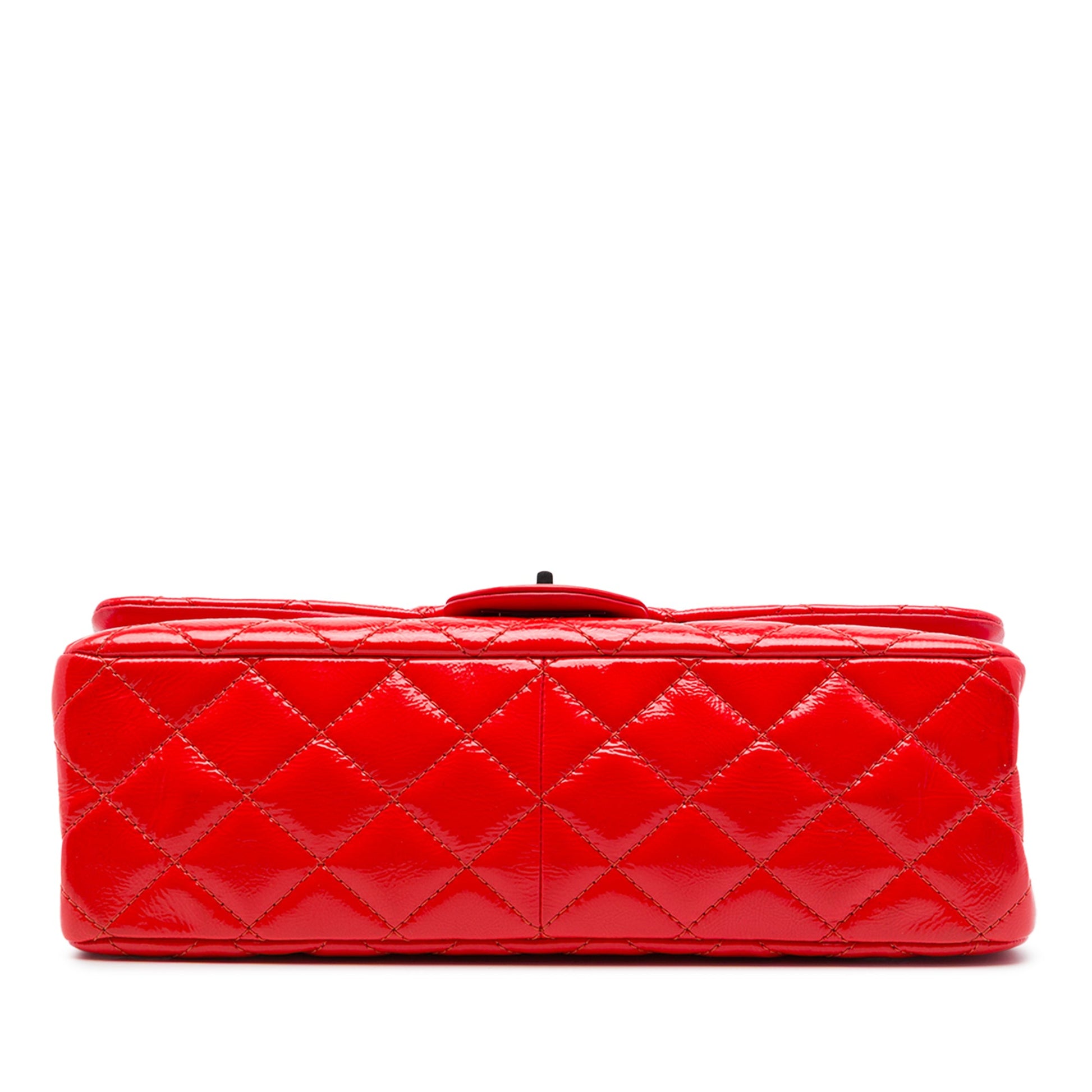 Chanel Quilted Crinkled Patent Reissue 2.55 Double Flap 227