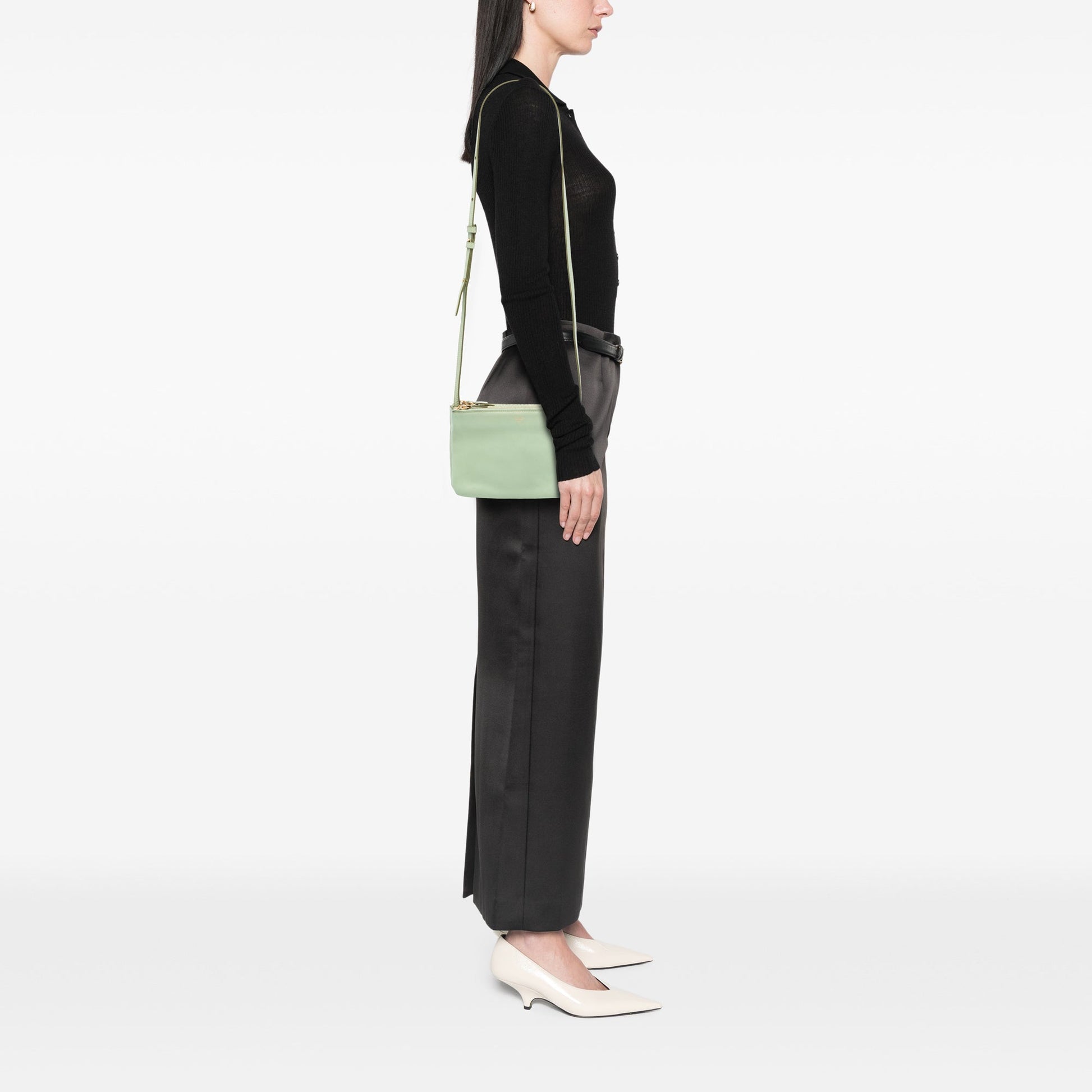 Celine Small Lambskin Trio Crossbody
