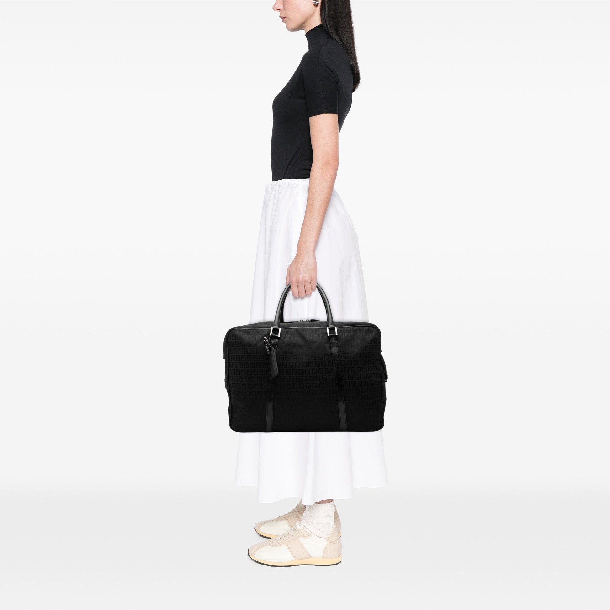Fendi Zucchino Canvas Travel Bag