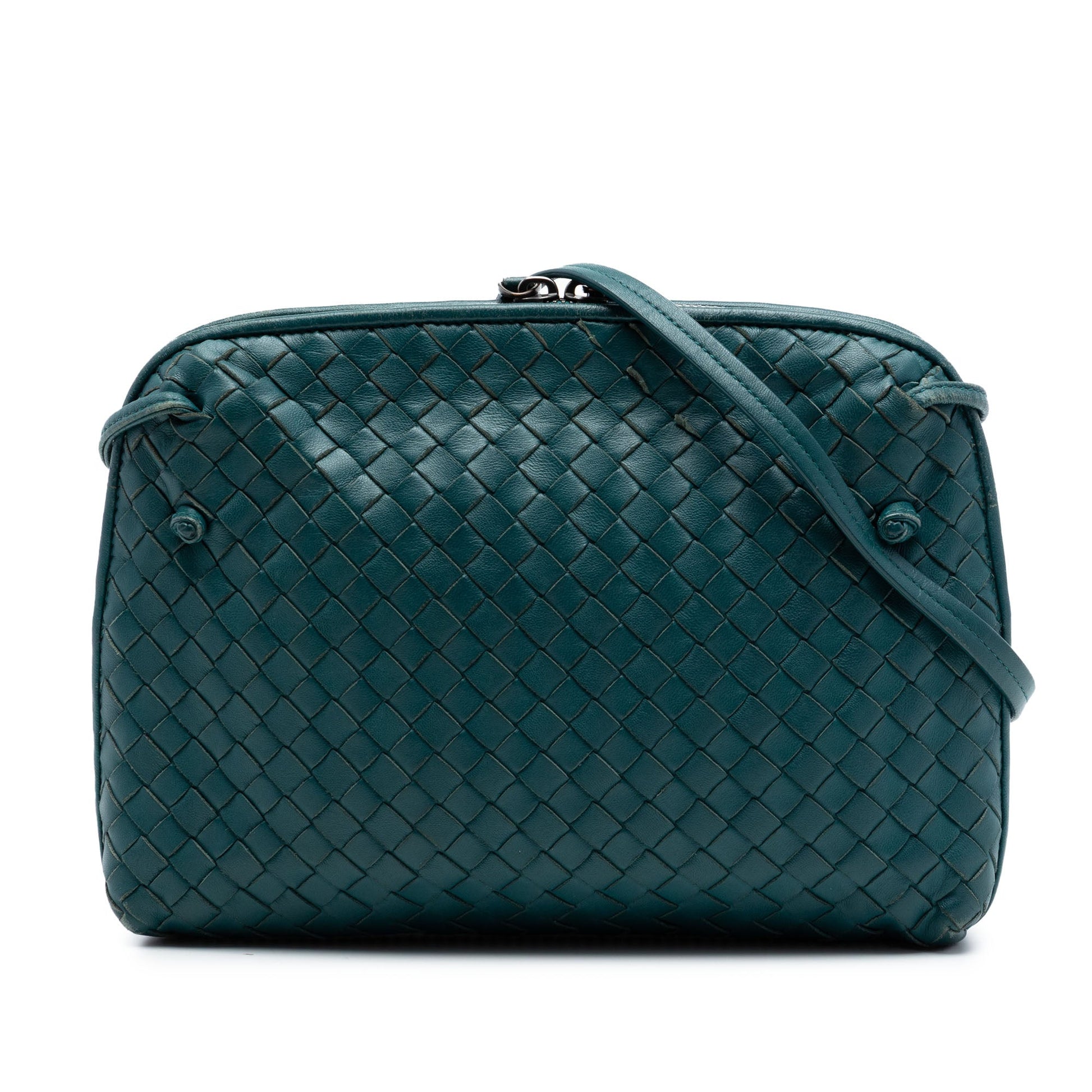 Bottega Veneta Nappa Intrecciato Nodini Crossbody
