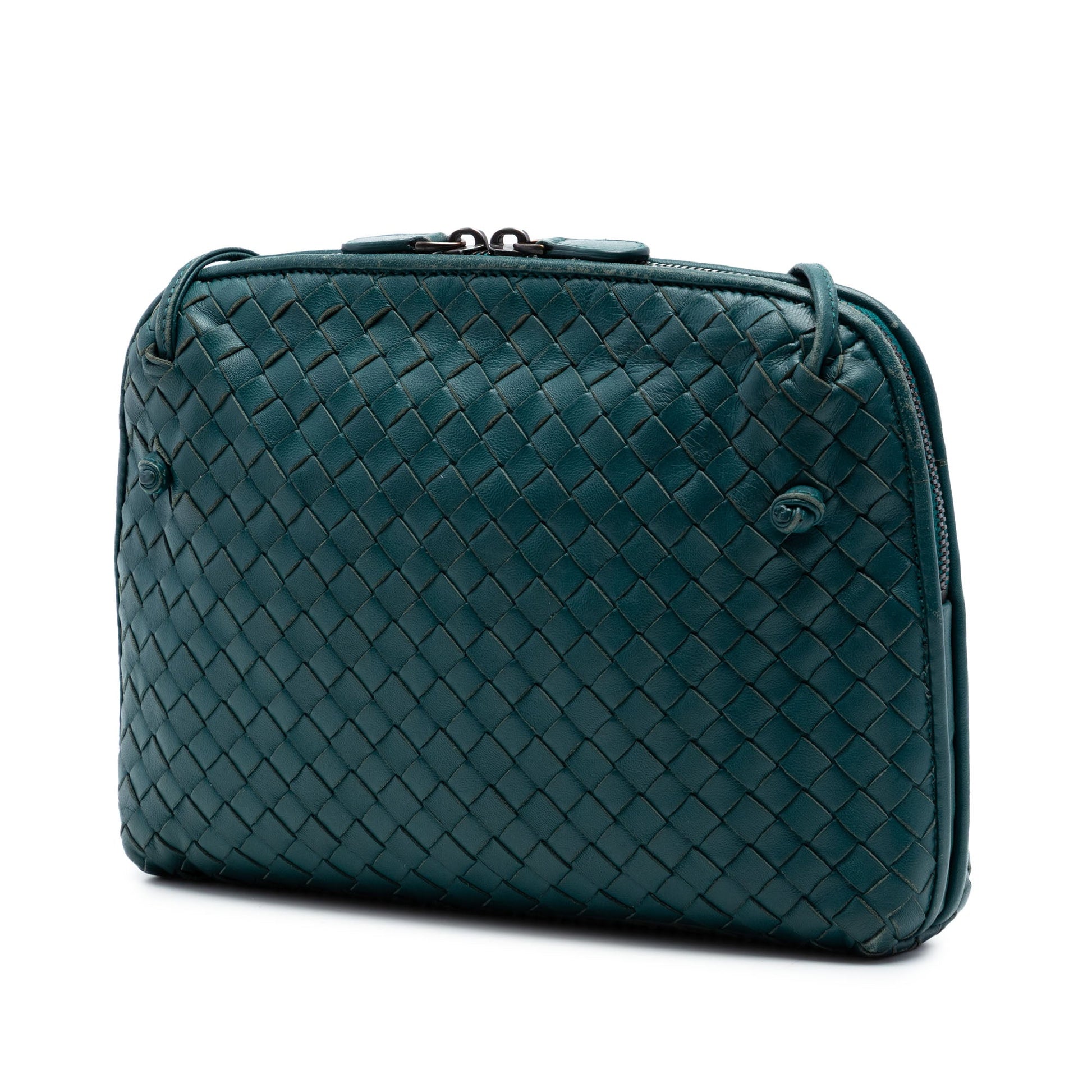 Bottega Veneta Nappa Intrecciato Nodini Crossbody