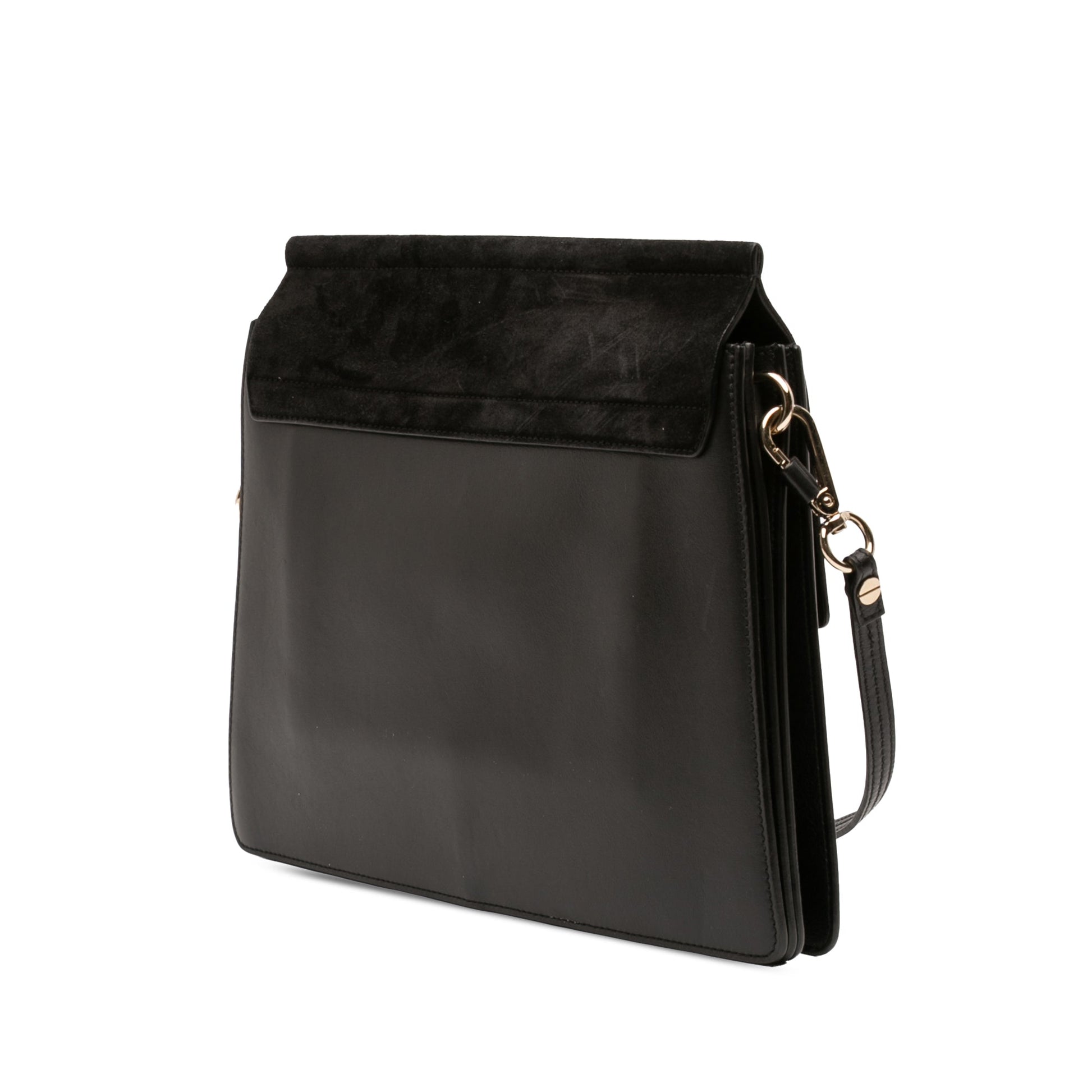 Chloé Medium Calfskin and Suede Faye Crossbody