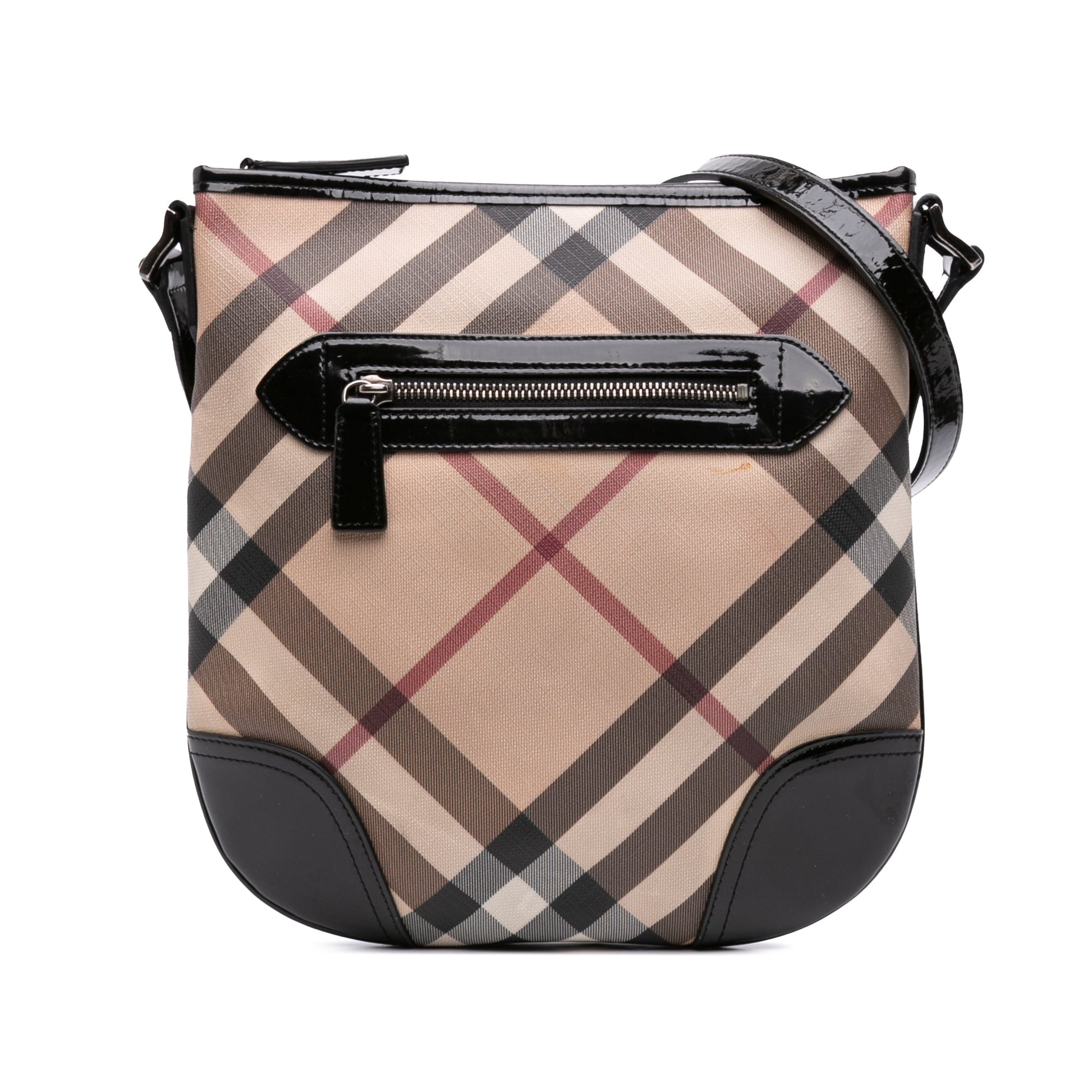 Burberry Supernova Check Coated Canvas Dryden Crossbody