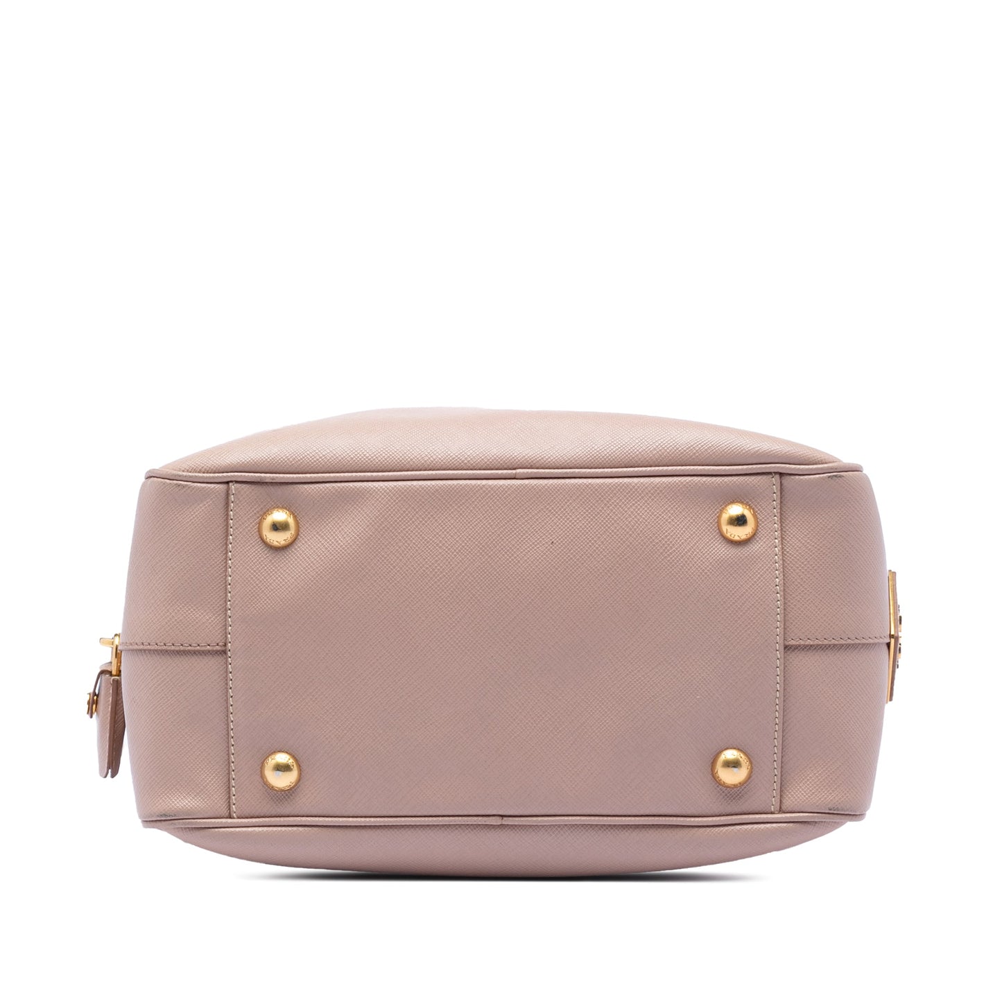Prada Small Bicolor Saffiano Square Bauletto Satchel