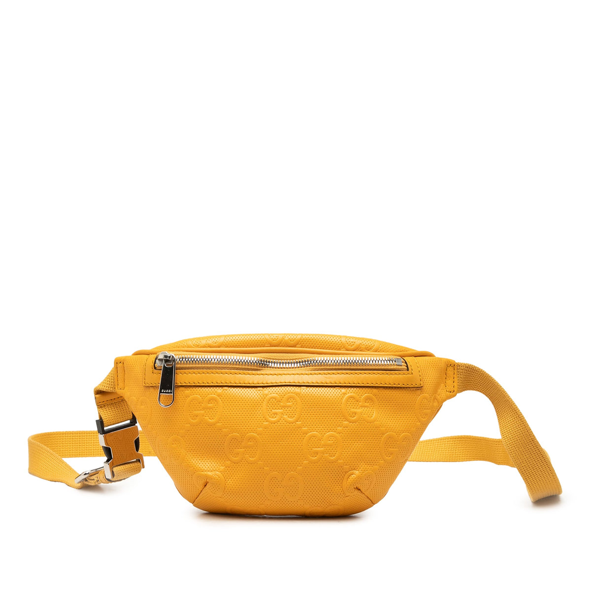 Gucci GG Embossed Perforated Calfskin Belt Bag