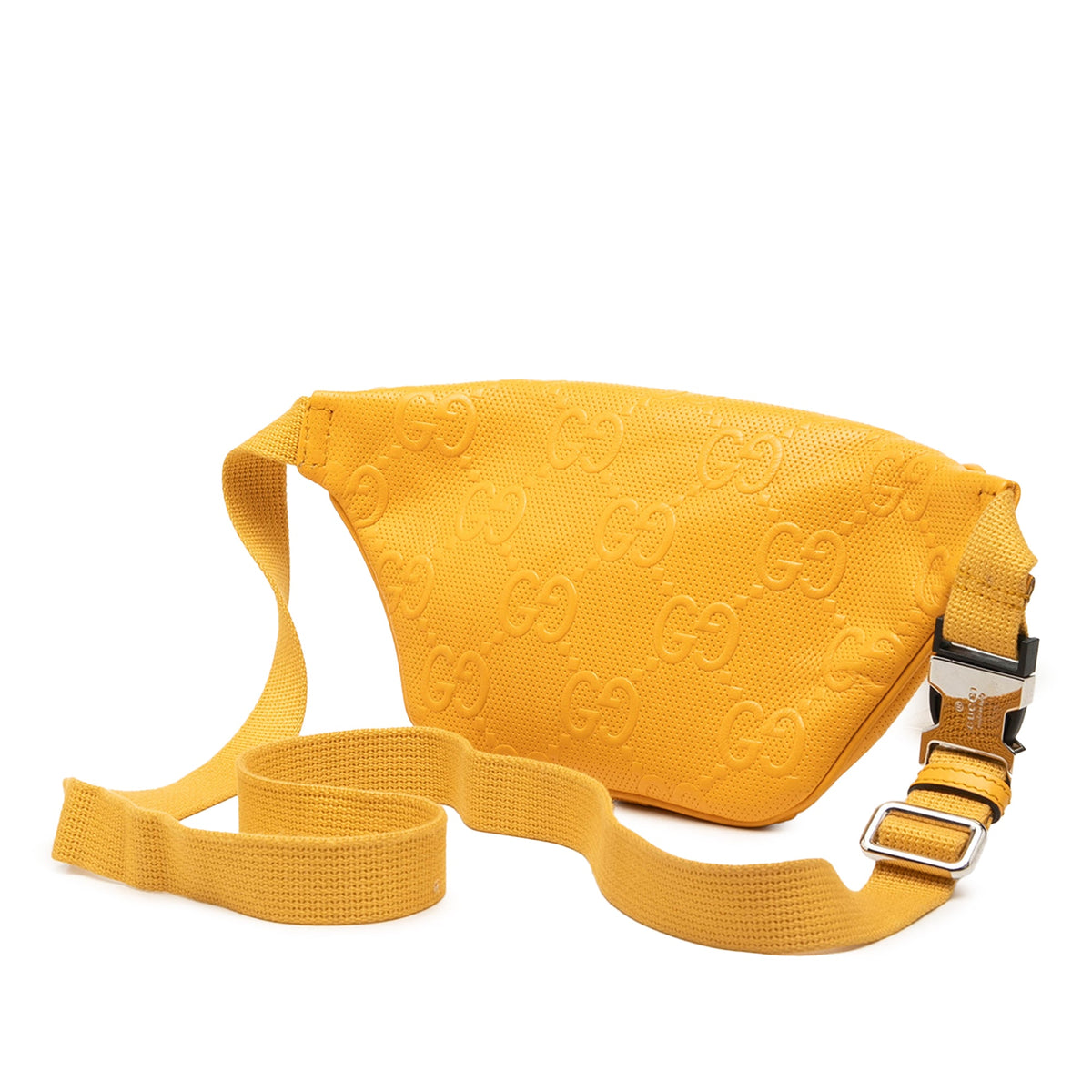 Gucci GG Embossed Perforated Calfskin Belt Bag