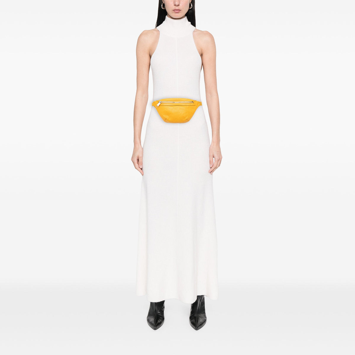 Gucci GG Embossed Perforated Calfskin Belt Bag