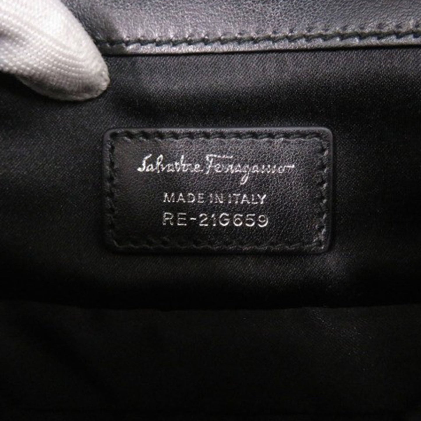 Ferragamo Studded Leather Ladybug Vara Bow Crossbody