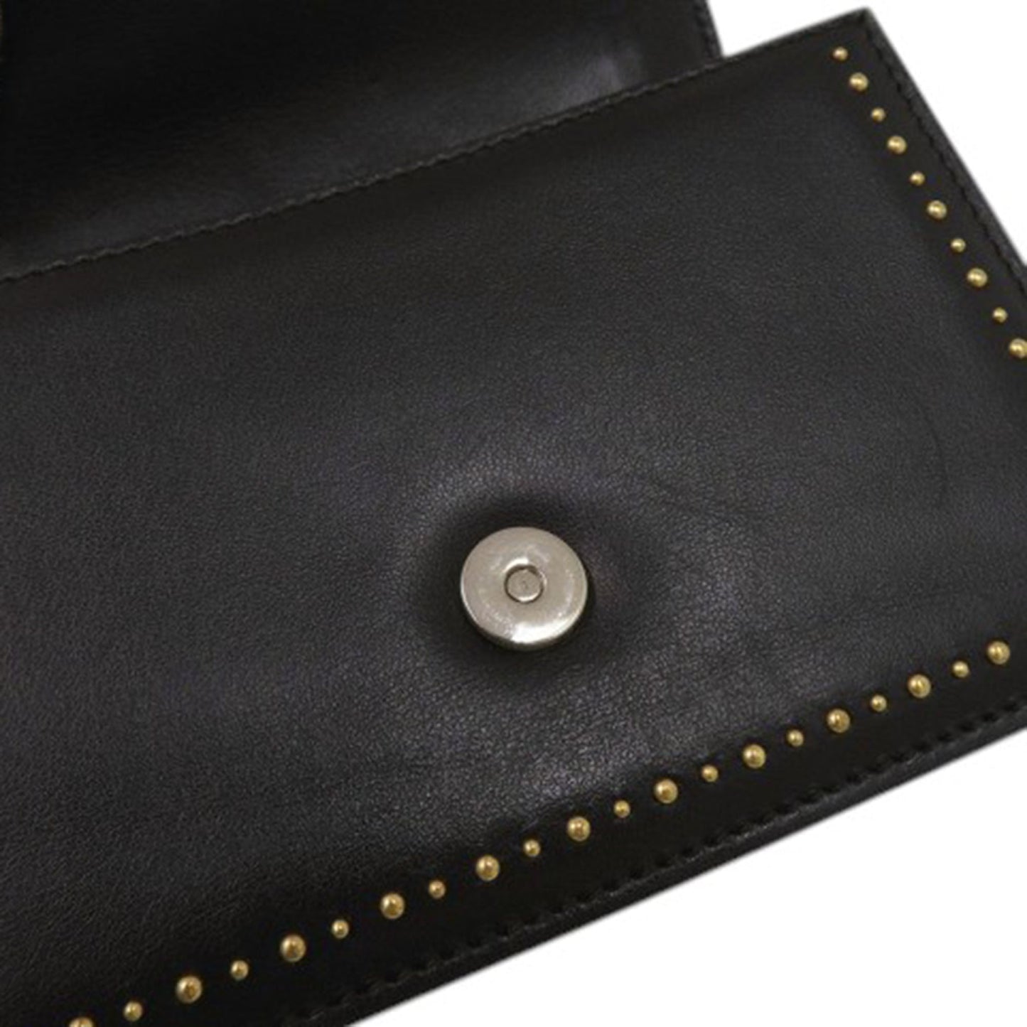 Ferragamo Studded Leather Ladybug Vara Bow Crossbody