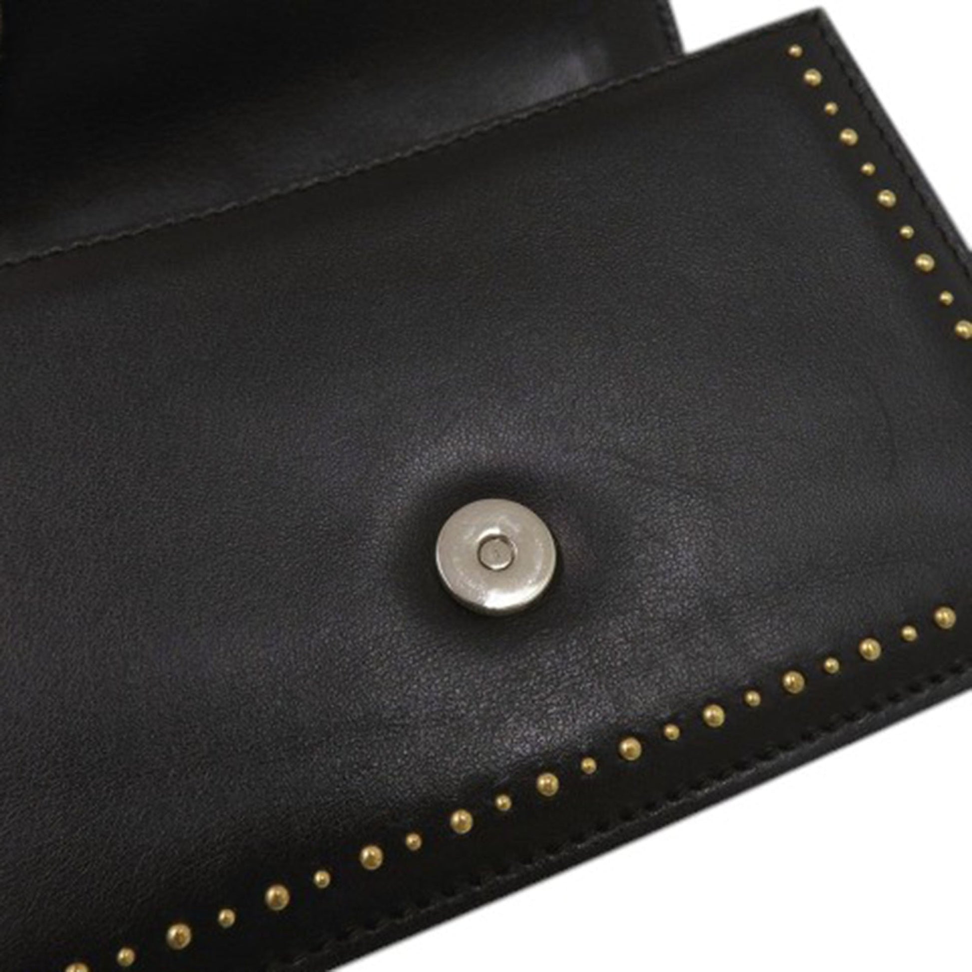 Ferragamo Studded Leather Ladybug Vara Bow Crossbody