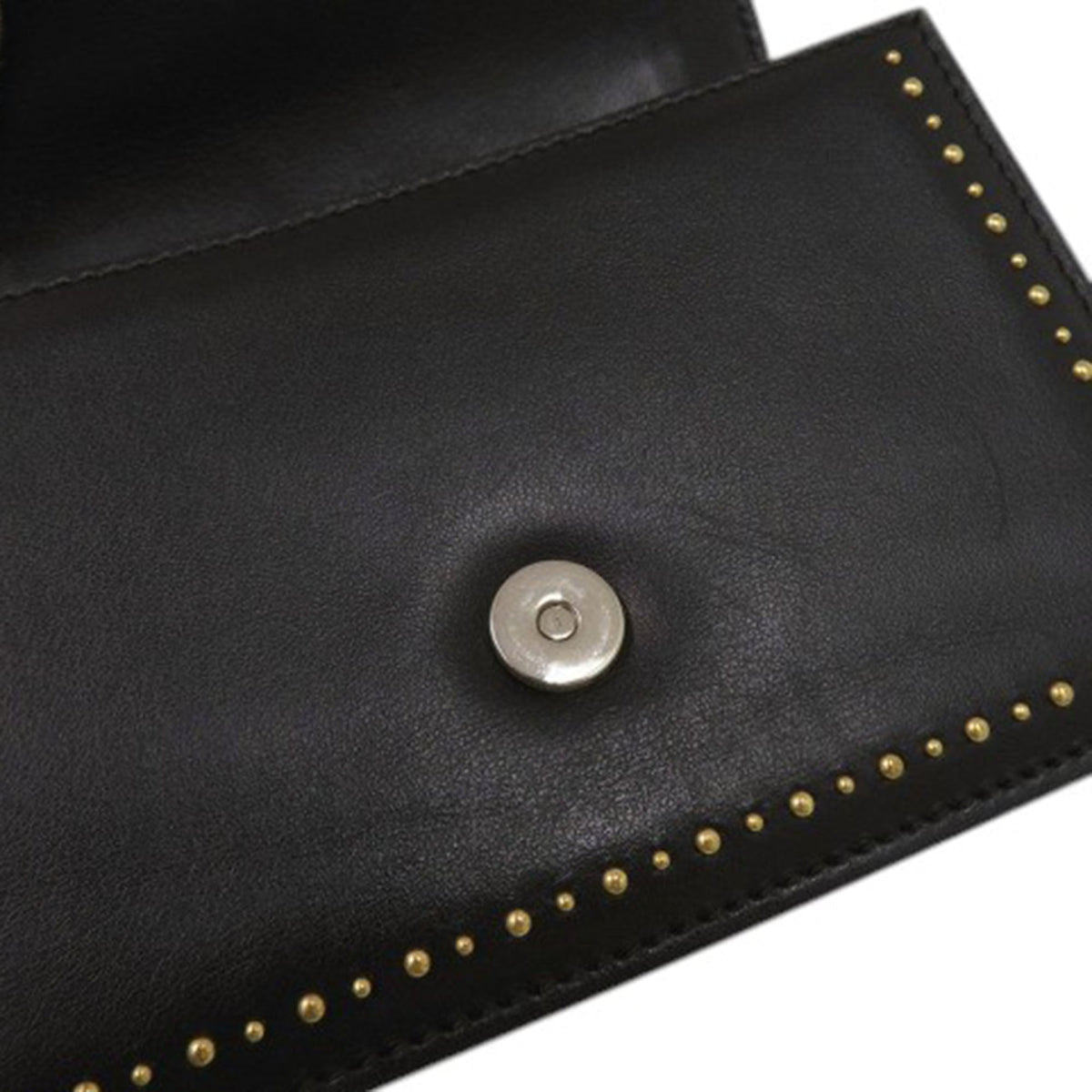 Ferragamo Studded Leather Ladybug Vara Bow Crossbody