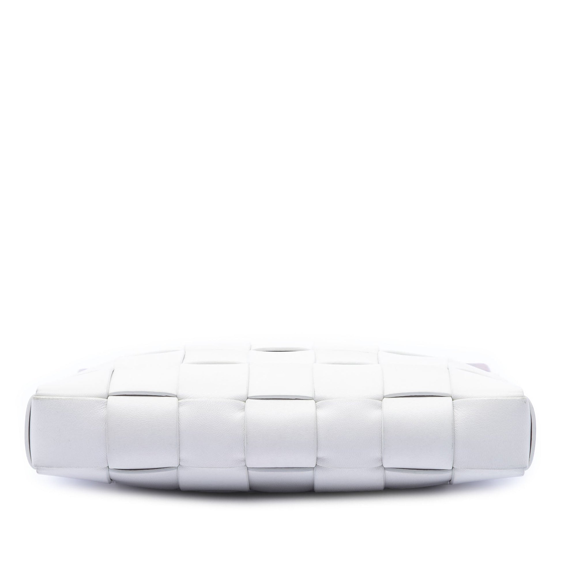Bottega Veneta Lambskin Maxi Intrecciato The Snap Clutch