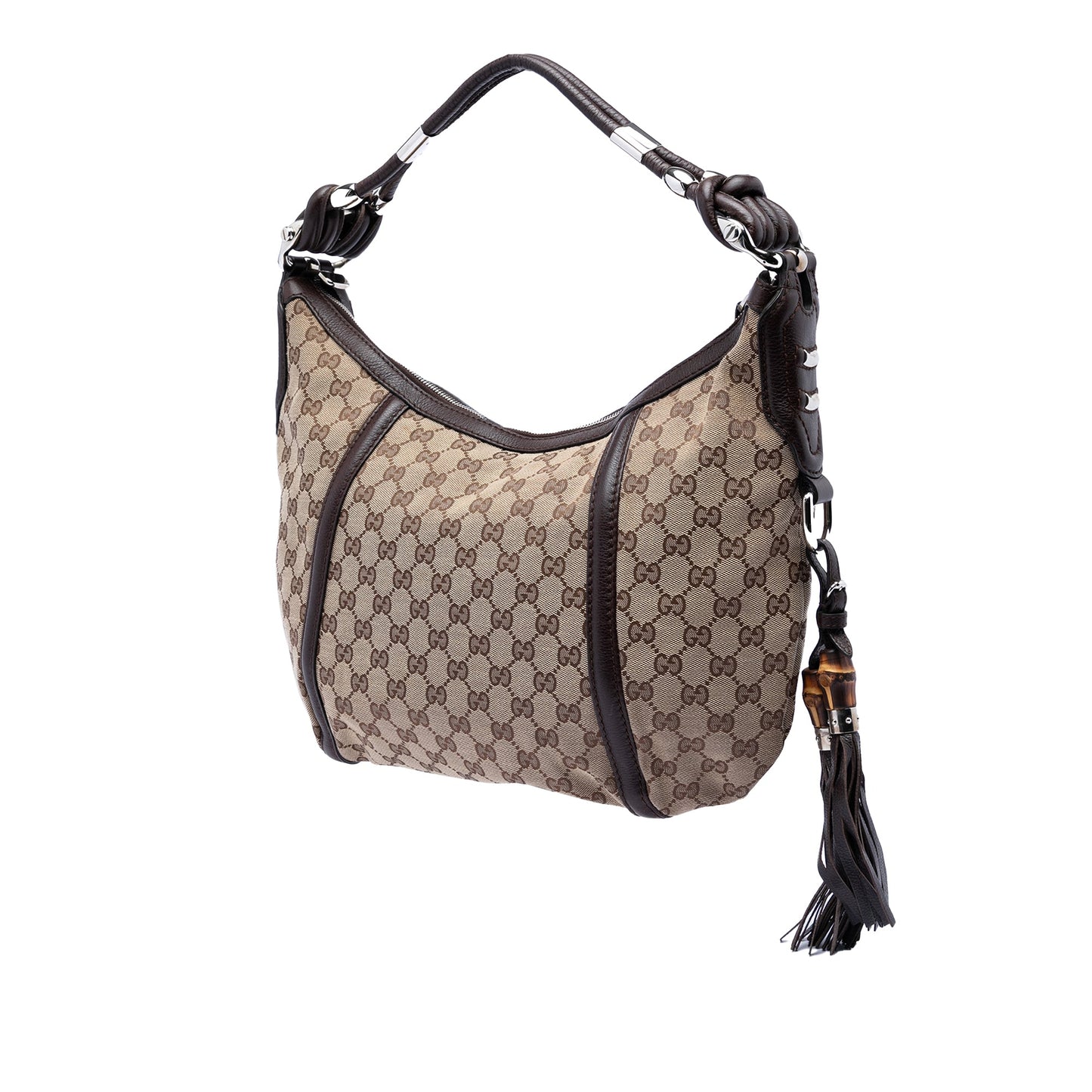 Gucci GG Canvas Techno Horsebit Hobo