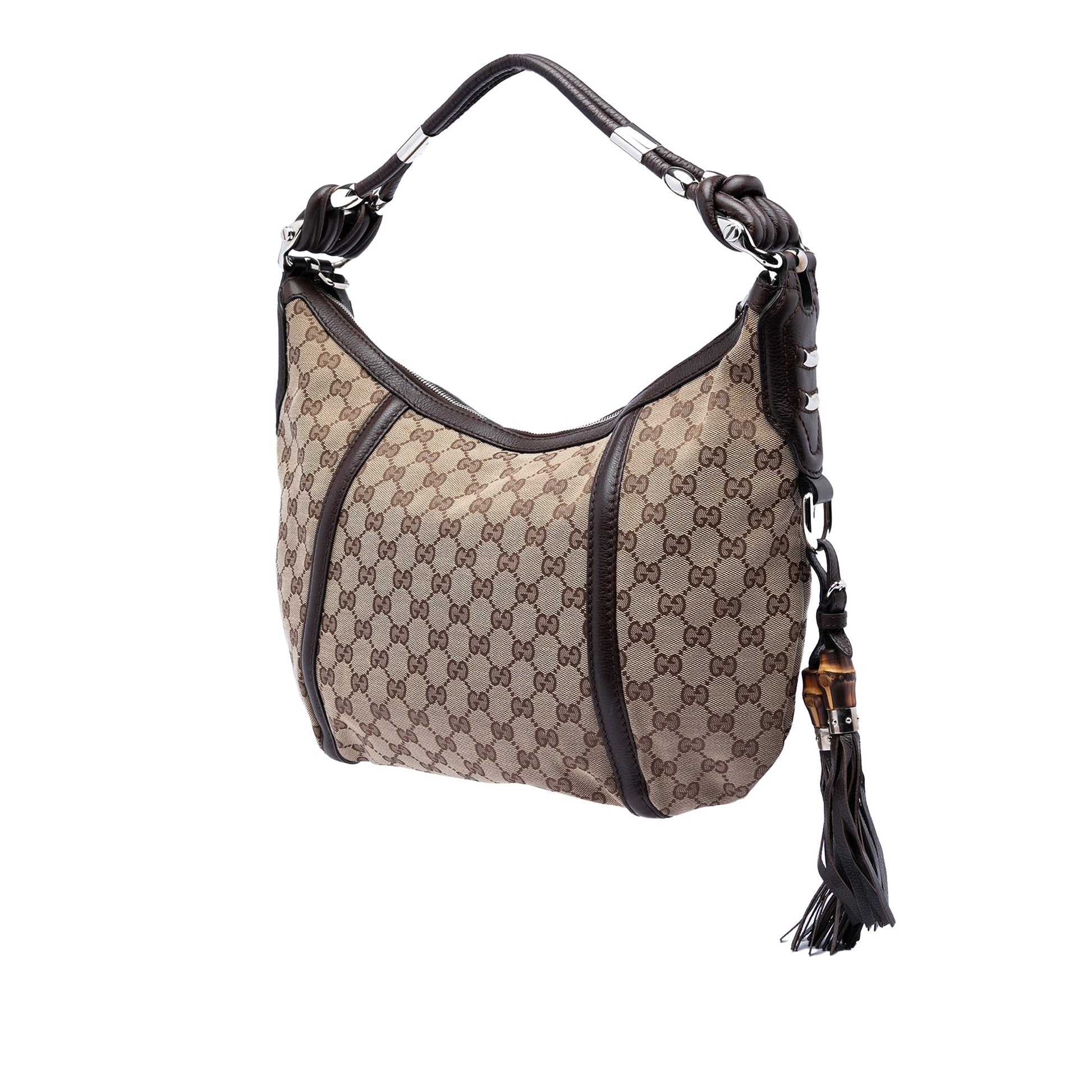 Gucci GG Canvas Techno Horsebit Hobo