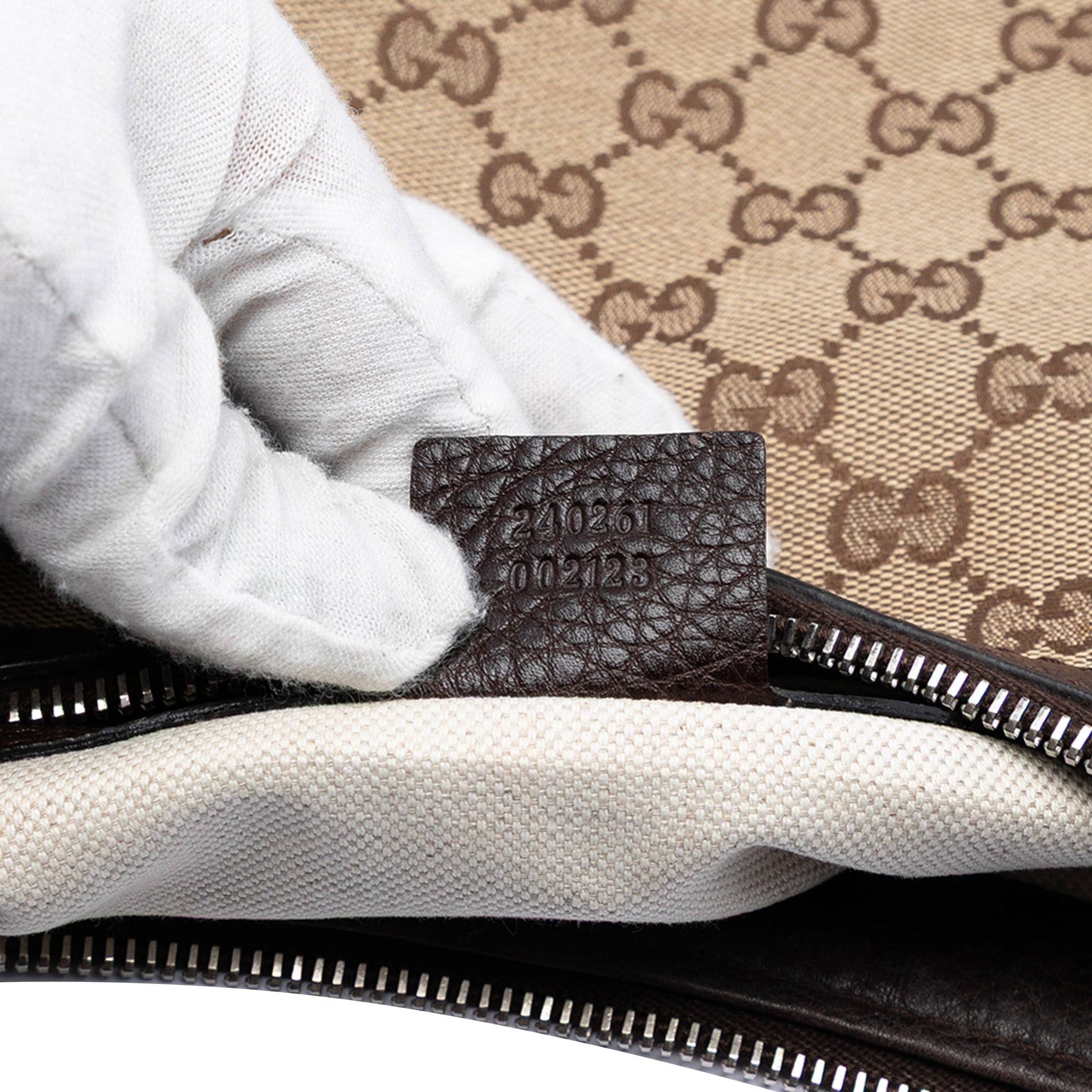 Gucci GG Canvas Techno Horsebit Hobo