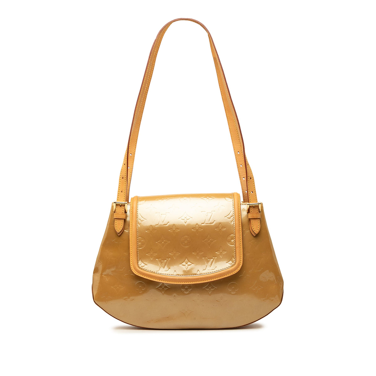 Louis Vuitton Monogram Vernis Biscayne Bay GM — Beige