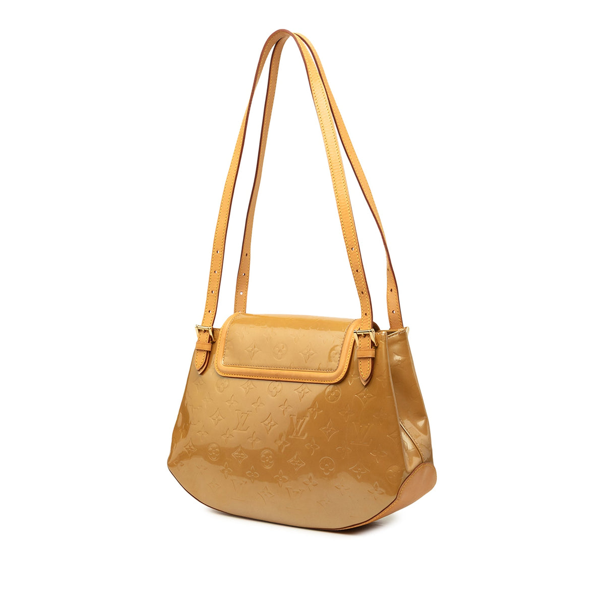 Louis Vuitton Monogram Vernis Biscayne Bay GM — Beige