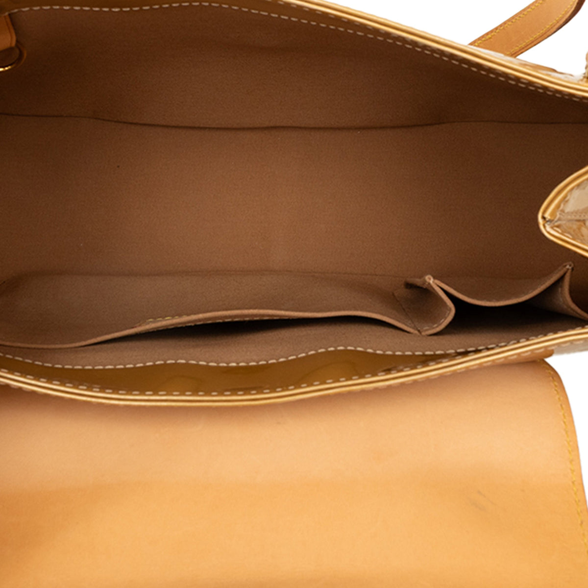 Louis Vuitton Monogram Vernis Biscayne Bay GM — Beige