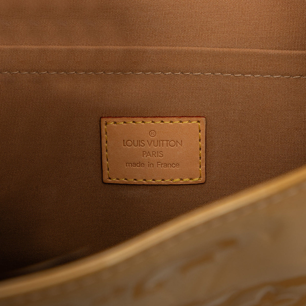 Louis Vuitton Monogram Vernis Biscayne Bay GM — Beige