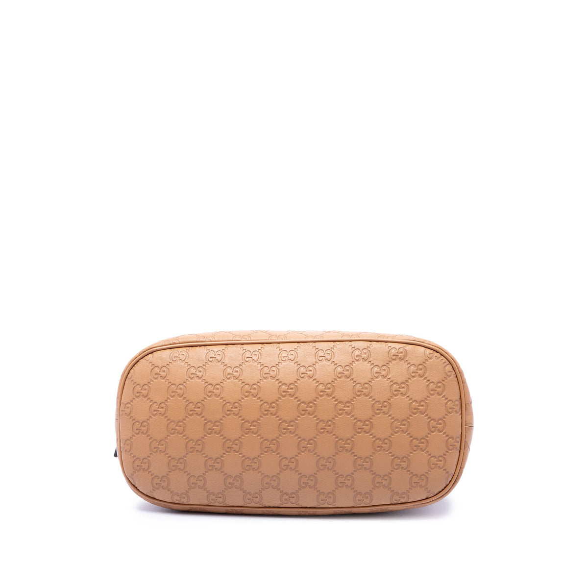 Gucci Medium Guccissima Dome Satchel — Brown