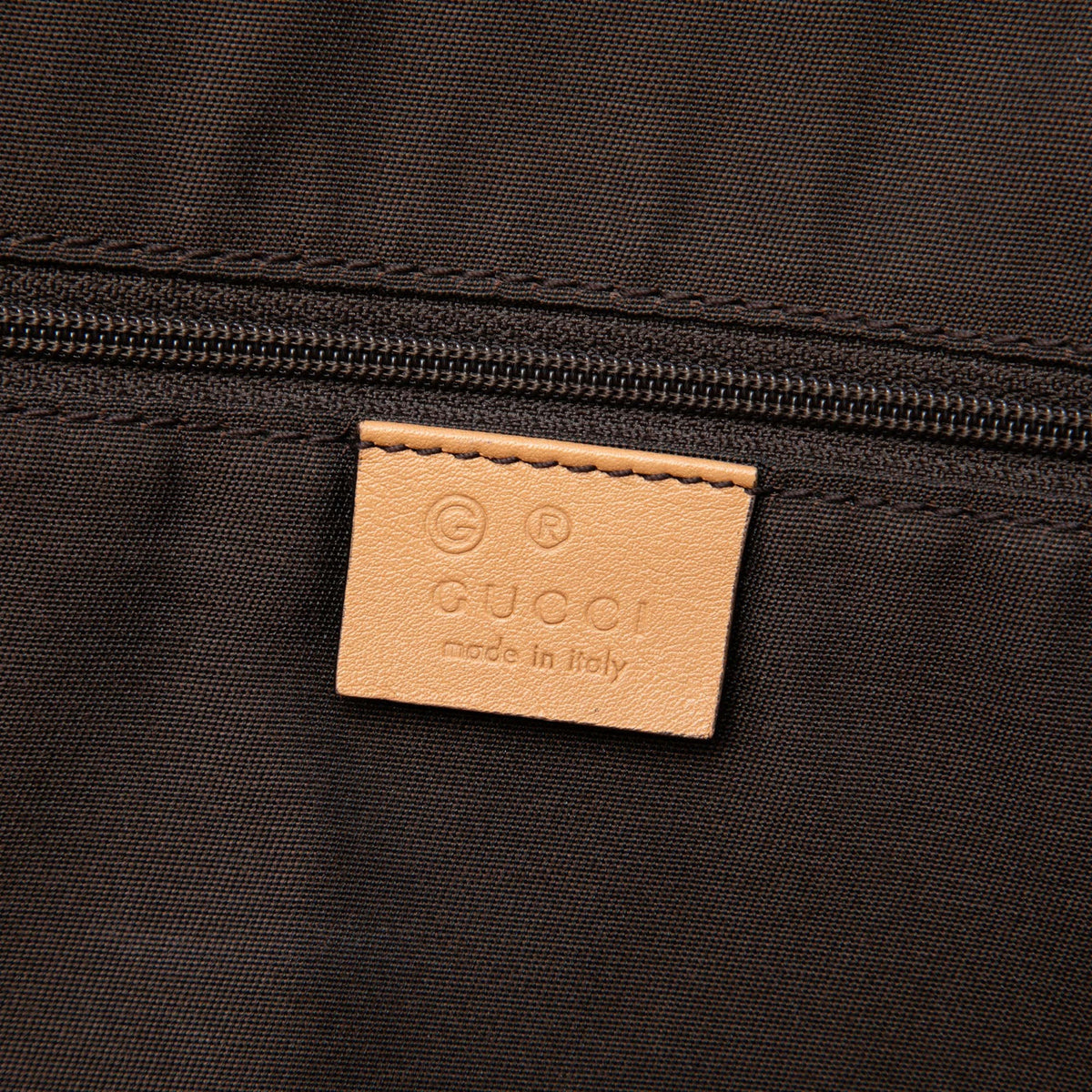 Gucci Medium Guccissima Dome Satchel — Brown